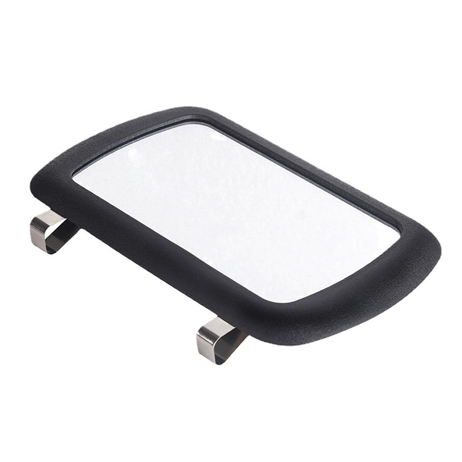 XGZ Car Visor Vanity Mirror - Sun Shading Cosmetic Organizer for Cars & Trucks | Black Auto Makeup Mirror with Sunshade | Perfect for On-the-Go Touchups & Sun Protection