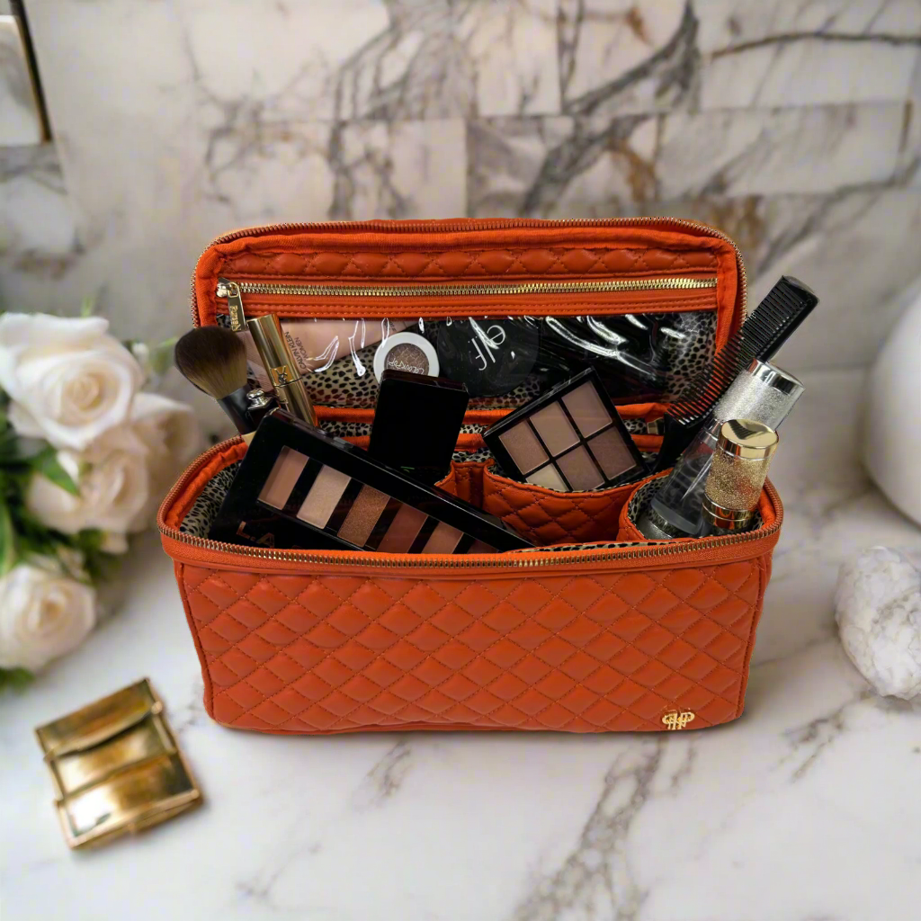 Stylish Travel Bag for Women - Sunset Orange Crossbody Purse, Lightweight & Water-Resistant - Perfect for Vacation, Work, and Daily Commute