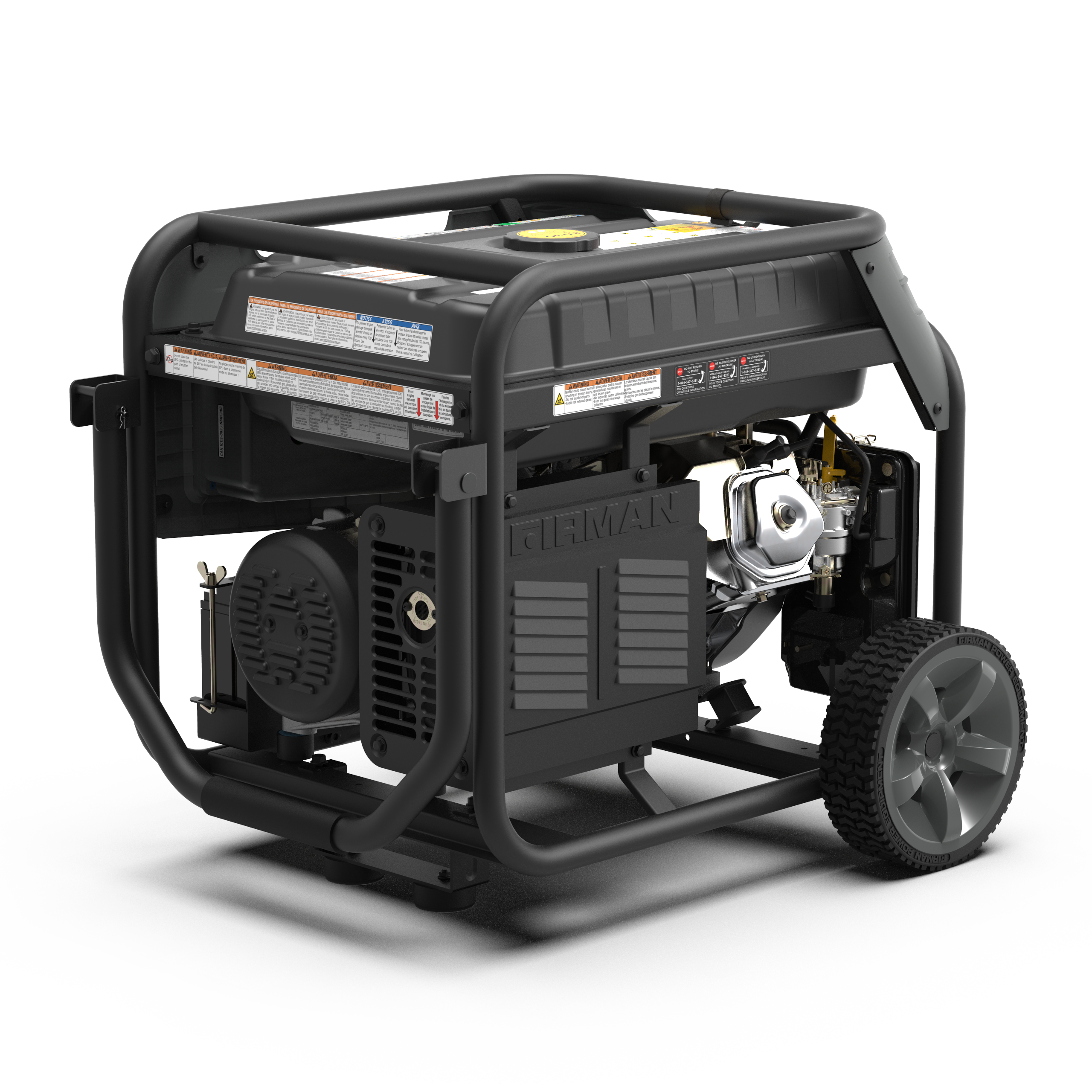 Refurbished 9400W Tri-Fuel Portable Generator with Electric Start - 120/240V Output & CO Alert - Perfect for Home Backup Power, Camping, and Outdoor Events