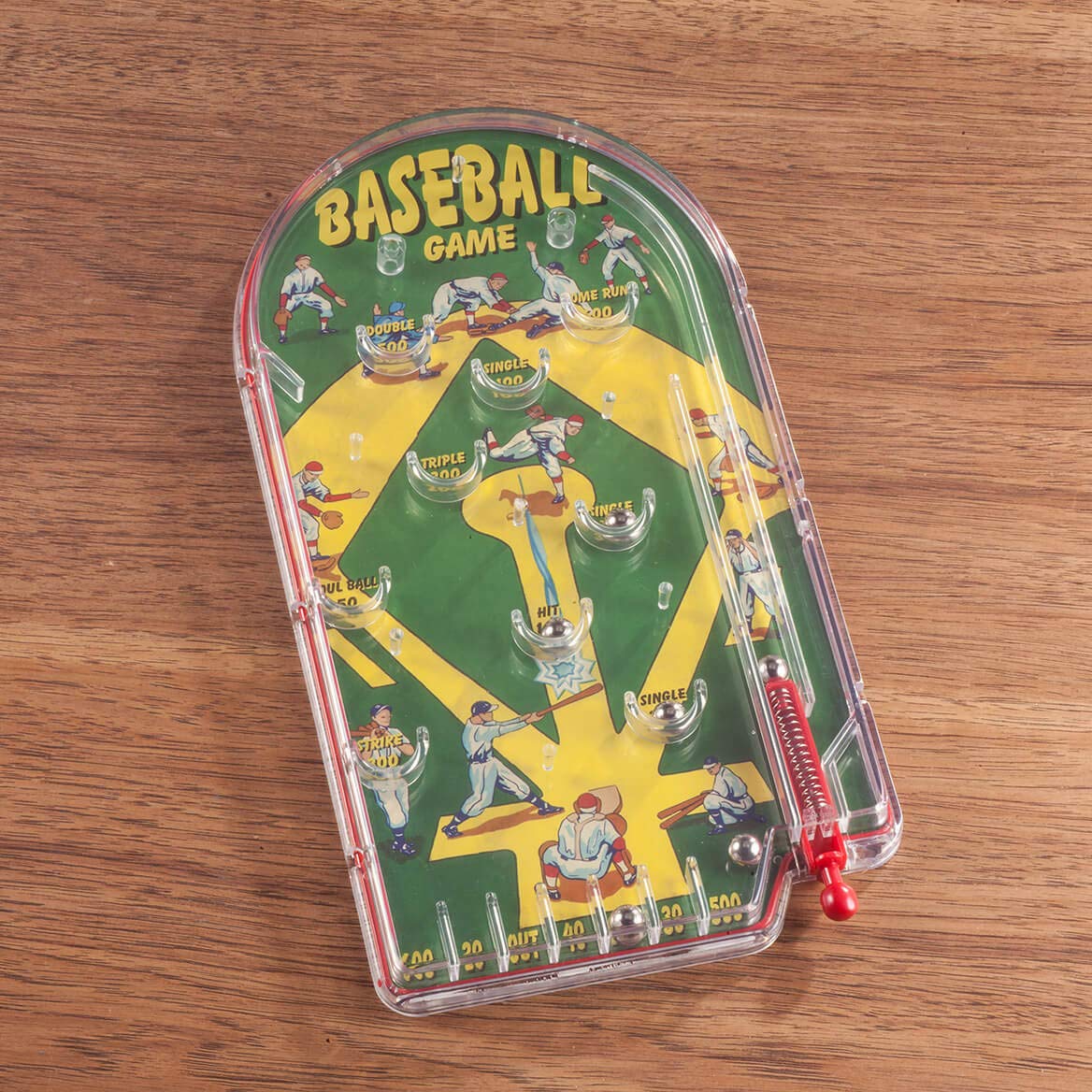 Schylling Classic Home Run Pinball Machine - Retro Arcade Game for Kids & Adults - Fun Indoor Entertainment for Family Game Nights & Parties