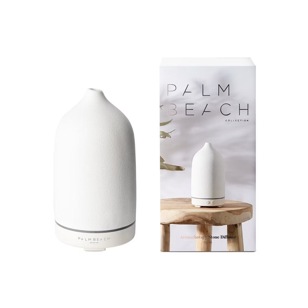 Palm Beach Stone Aromatherapy Essential Oil Diffuser 100ml - Perfect for Home, Office, Yoga & Spa Relaxation