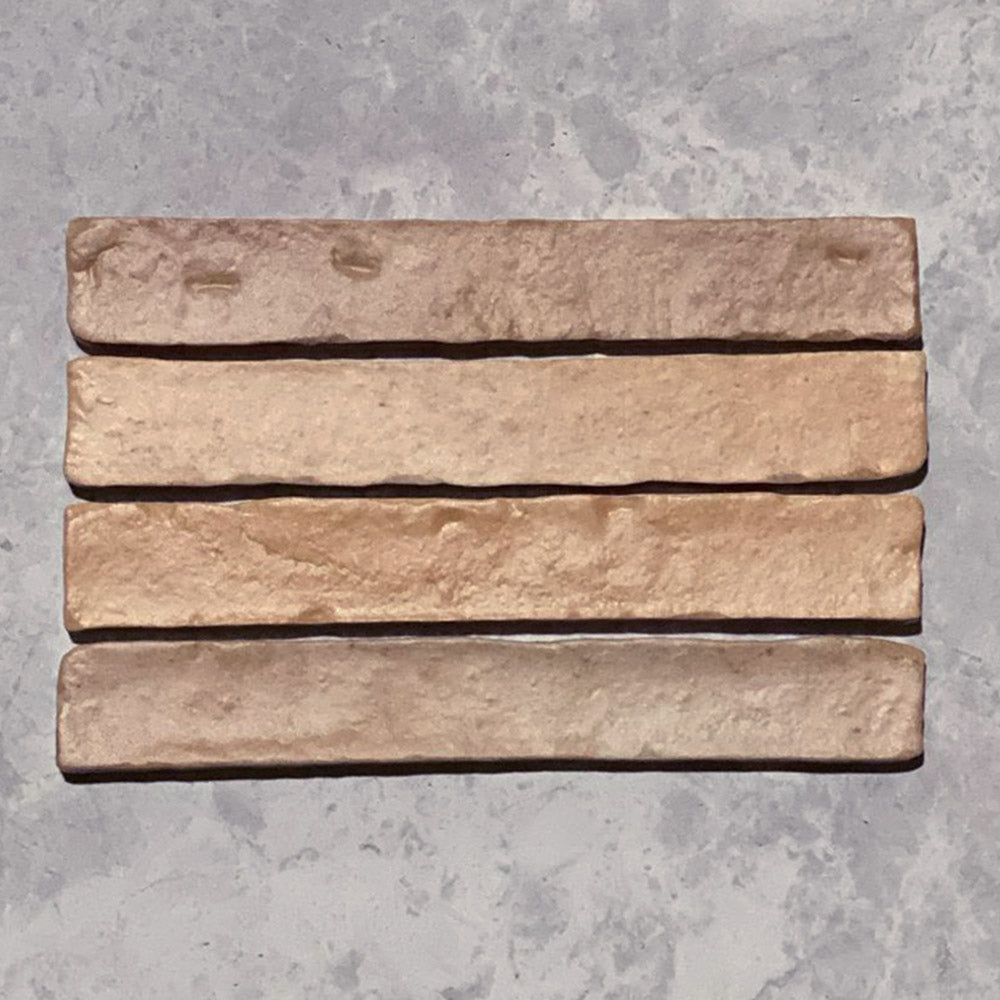 Brickfield Cotto 35x230x10.4 Subway Brick Porcelain Tiles - Classic Kitchen Backsplash & Bathroom Wall Tiles for Modern Home Decor