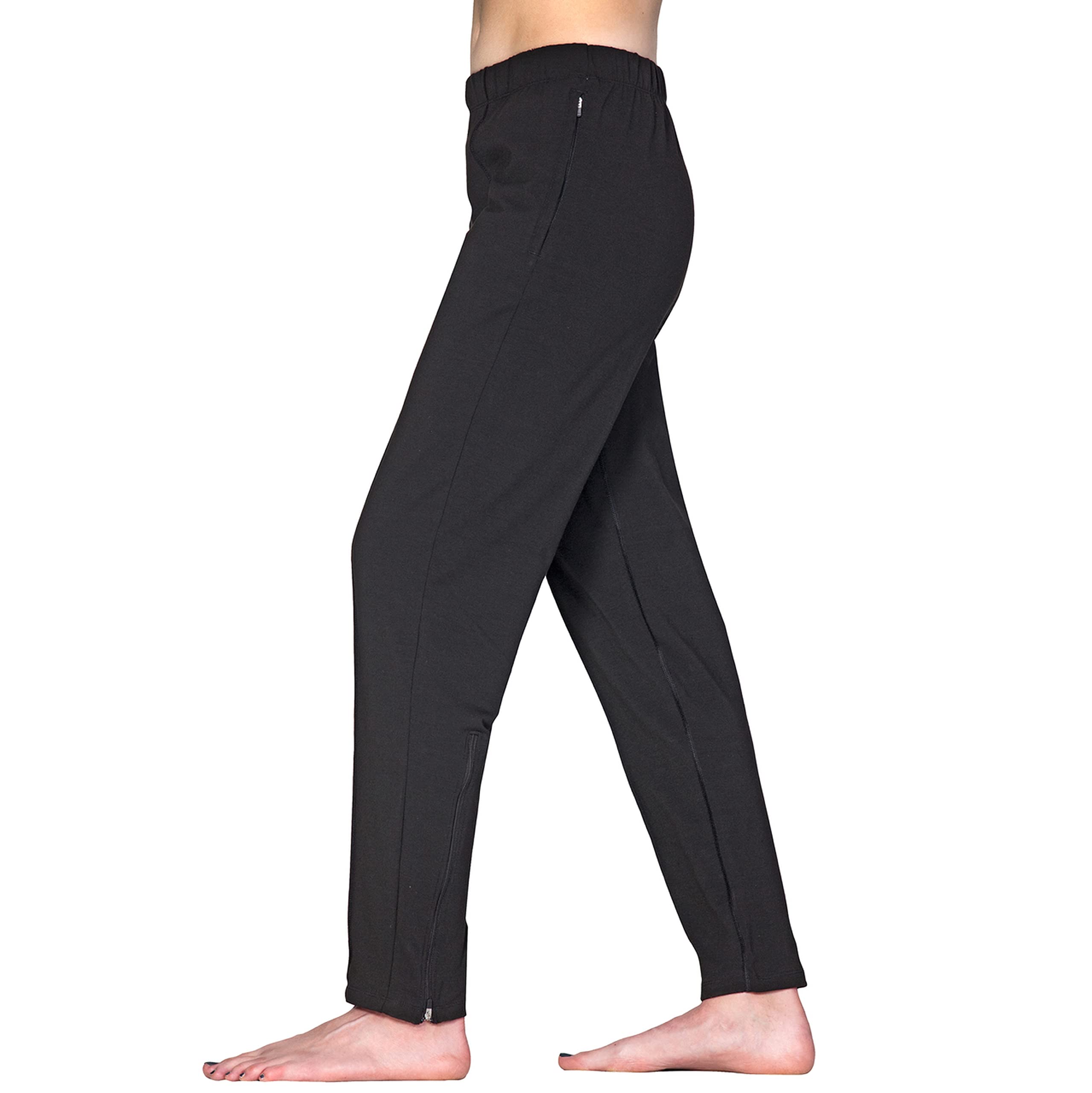 SportHill Women's XC Running Pants - Black (2132) | Lightweight Performance Tights for Trail Running & Outdoor Workouts