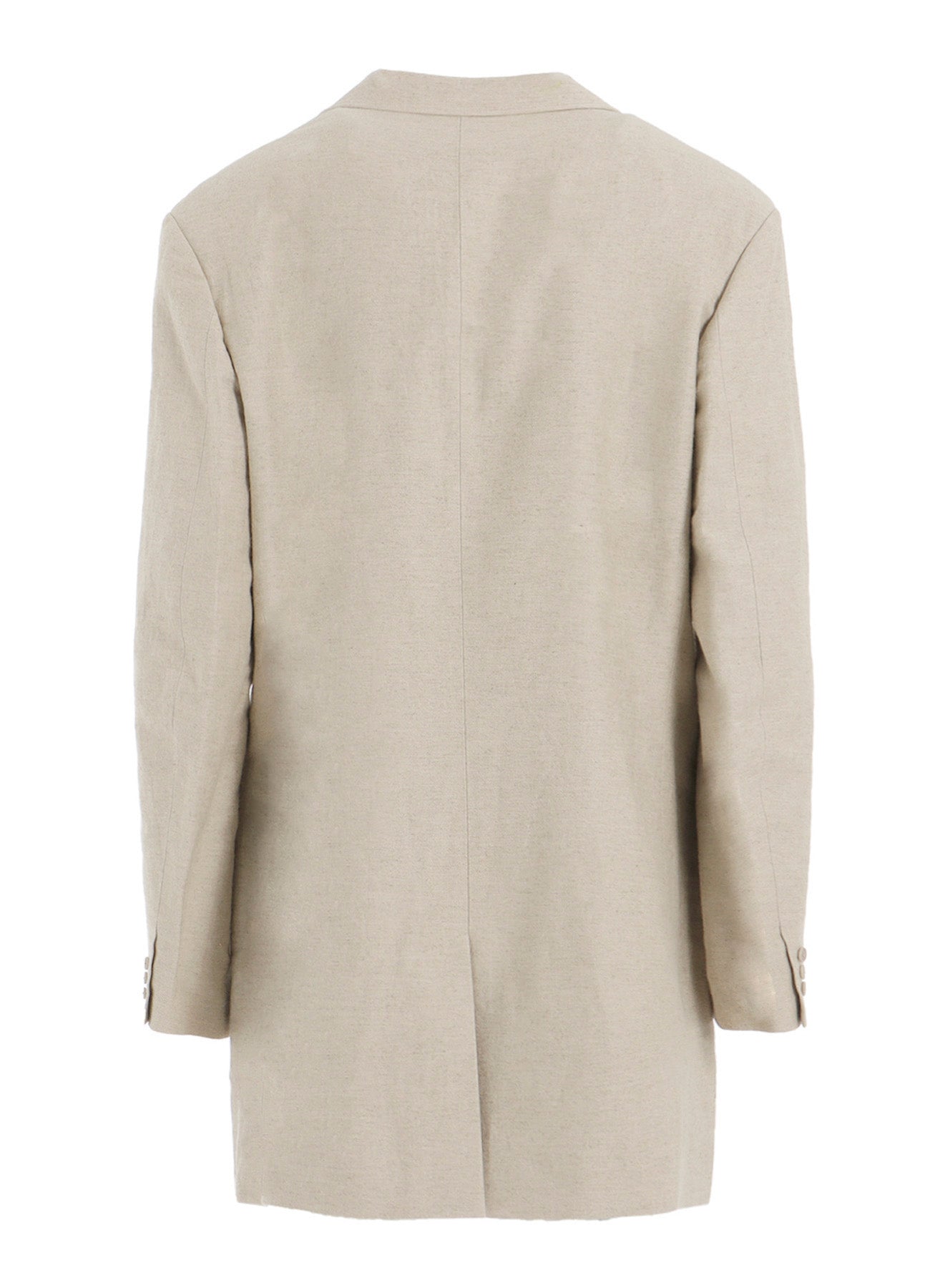 COTTON LINEN DOUBLE SATIN JACKET WITH 5 BUTTONS - Stylish Women's Blazer for Office, Business & Casual Wear