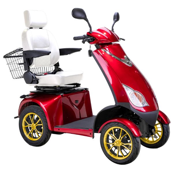 Premium Platinum Bariatric 4-Wheel Mobility Scooter for Heavy Adults - Heavy Duty Electric Wheelchair for Indoor & Outdoor Use - Ideal for Shopping, Travel, and Daily Mobility Assistance