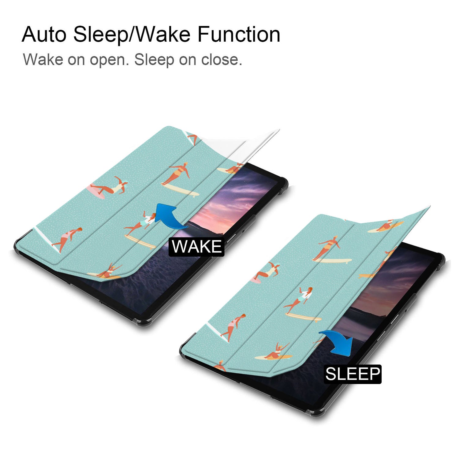 Samsung Tablet Case - Durable Protective Cover for Samsung Galaxy Tab A/S6/S7/S8 - Perfect for Summer Travel, Work & School