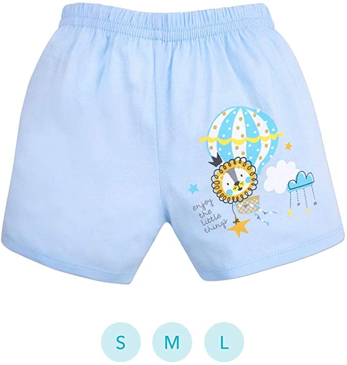 Soft Cotton Toddler Baby Boy Shorts - 3 Pack Knit Shorts for Boys, Kindness Collection | Comfortable Playwear for Summer & Casual Outings