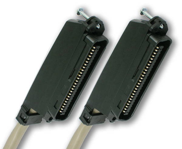 25 Pair CAT5 Ethernet Cable with Amphenol M/M Connectors - 90 Degree Right Angle, 5ft for Server Rooms, Data Centers & Network Installations