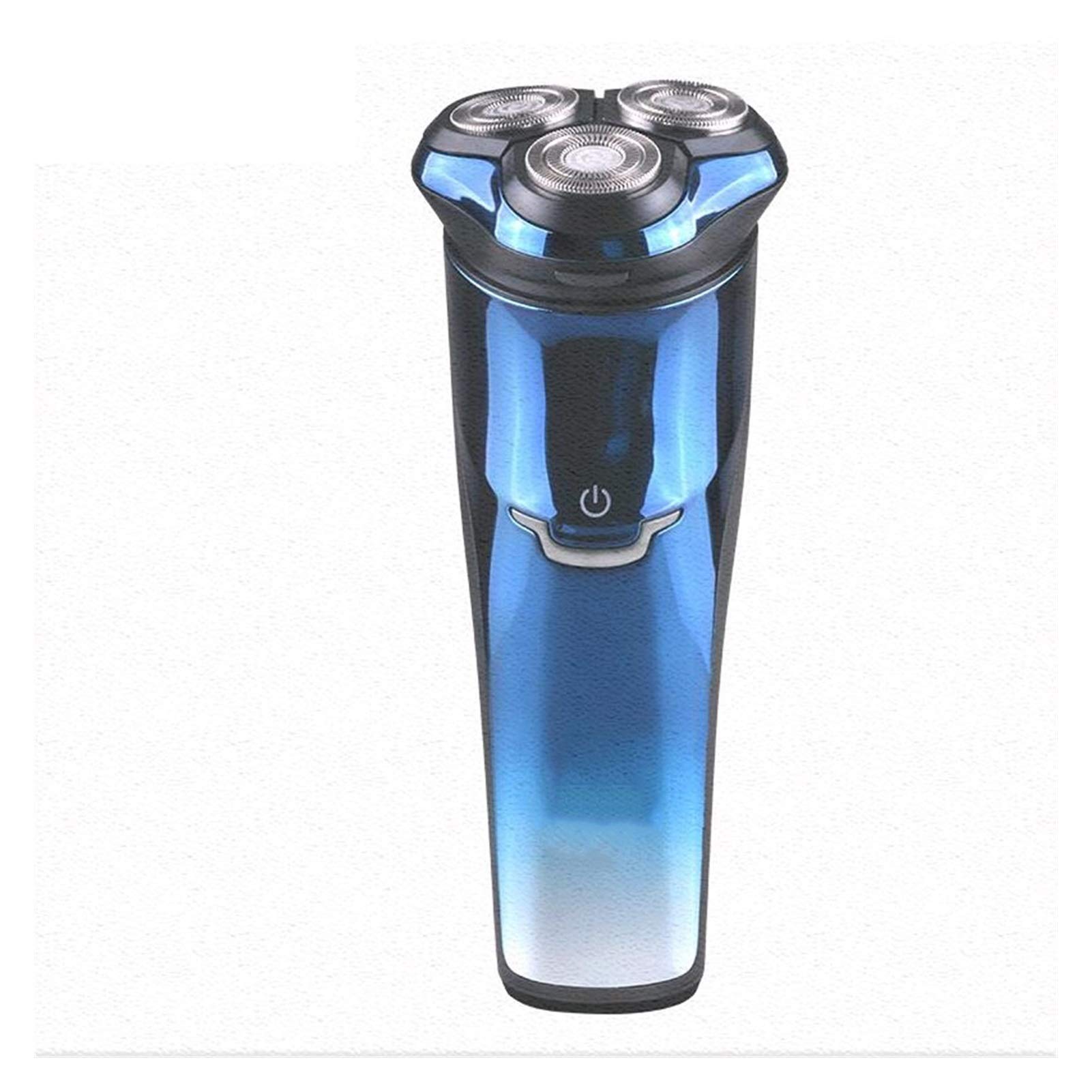 Premium Electric Shaver for Men - 3D Rotary Wet/Dry Waterproof Cordless Razor with Pop-up Trimmer | Rechargeable Shaving System for Smooth Shave | Ideal for Travel, Gym & Daily Grooming - Blue
