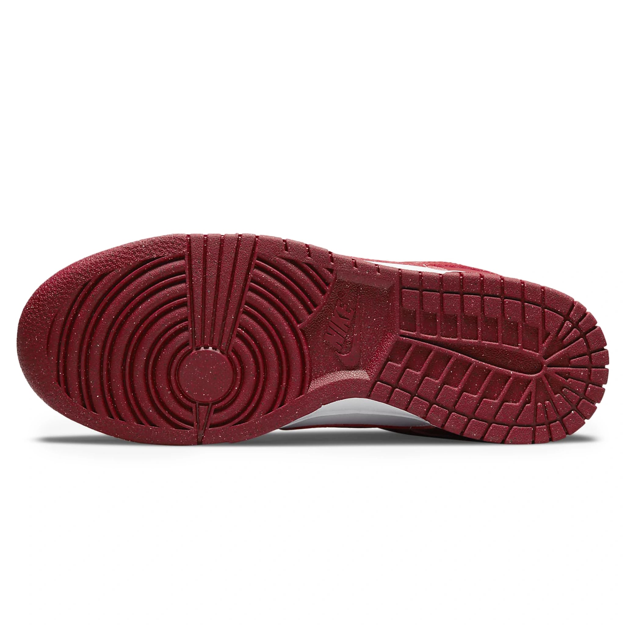 Nike Dunk Low Next Nature Women's Sneakers - White & Gym Red - Eco-Friendly Materials | Perfect for Casual Wear, Gym, and Street Style