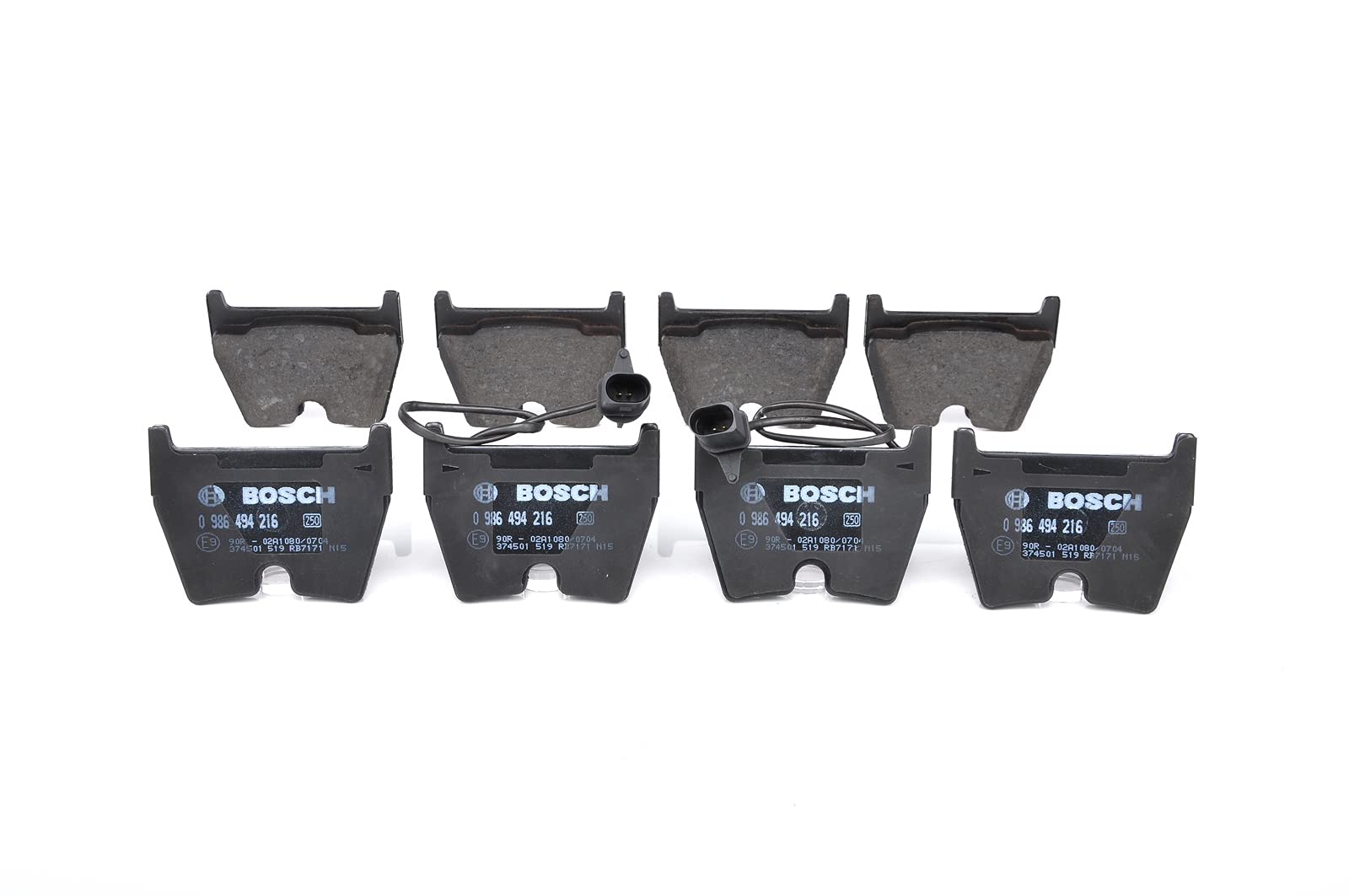 BOSCH BP1152-0986494216 Brake Pad Set - Premium Quality Ceramic Brake Pads for Smooth & Quiet Stopping | Perfect for Sedans, SUVs & Light Trucks | Enhanced Safety & Performance