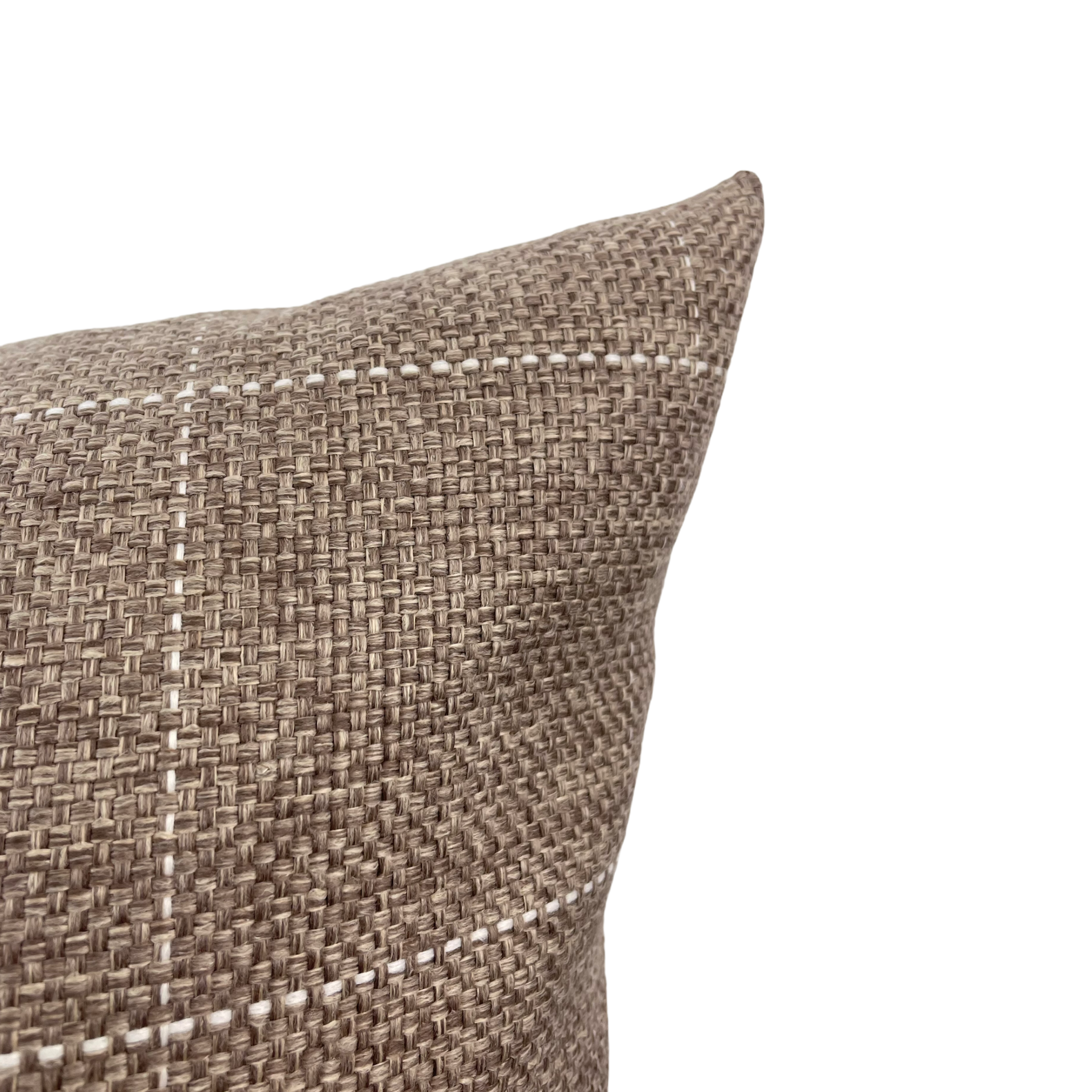 Treaty Jute Lumbar Pillow 12x22 - Natural Fiber Support Cushion for Sofa, Bed & Office Chair - Eco-Friendly Home Decor Accent