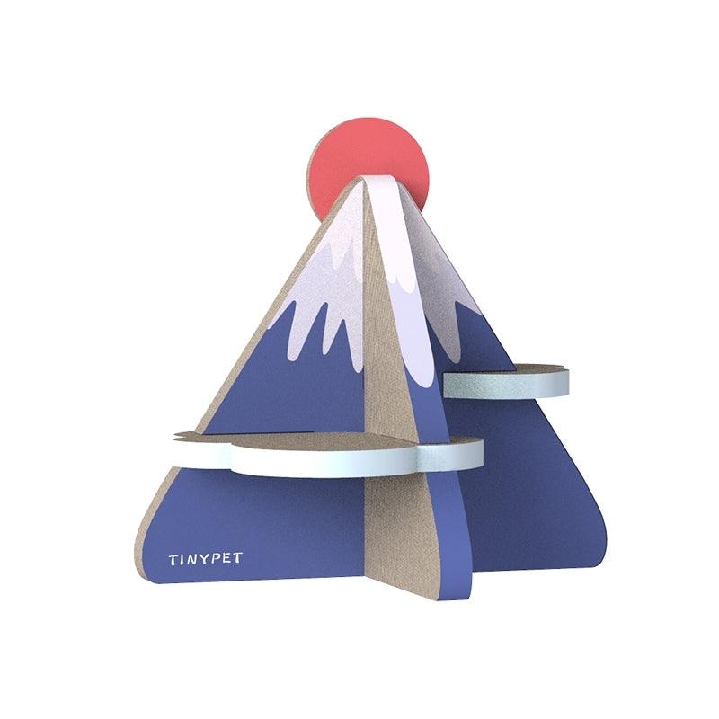 Premium Cat Scratcher Post Board - Fuji Mountain Shaped Scratching Lounge & Bed for Cats - Durable Sisal Pad Protects Furniture - Perfect for Indoor Play & Relaxation