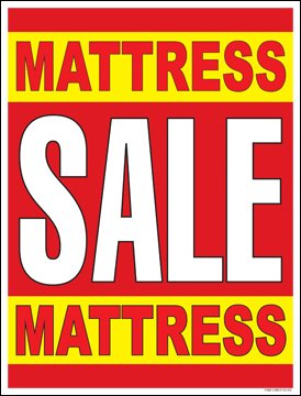 Furniture & Mattress Sale Window Sign Posters - 15-22