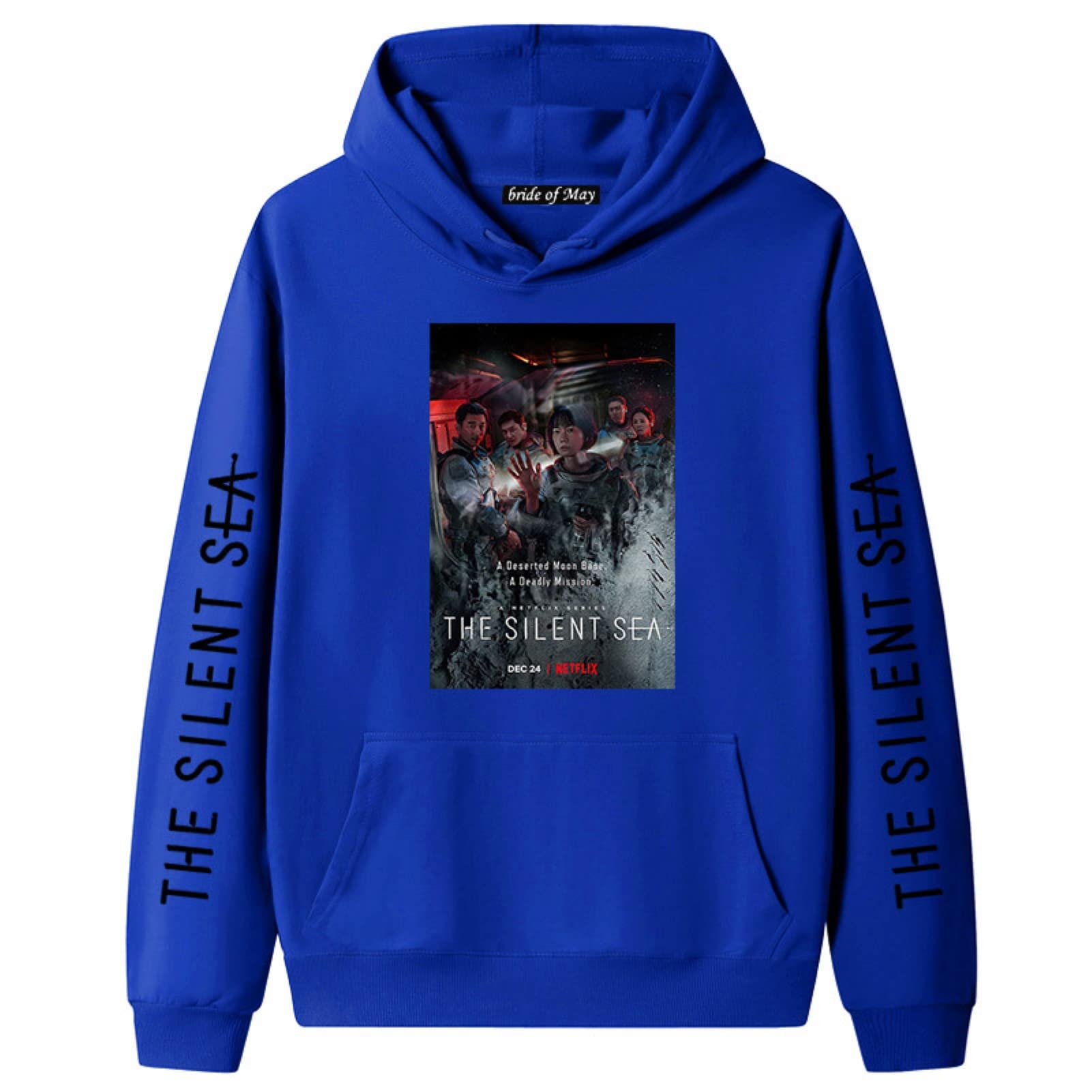 Korean Gong Yoo The Silent Sea Hoodie - Unisex Casual Pullover Sweatshirt for K-Drama Fans | Warm Fleece Lined Hooded Jacket for Winter & Cosplay