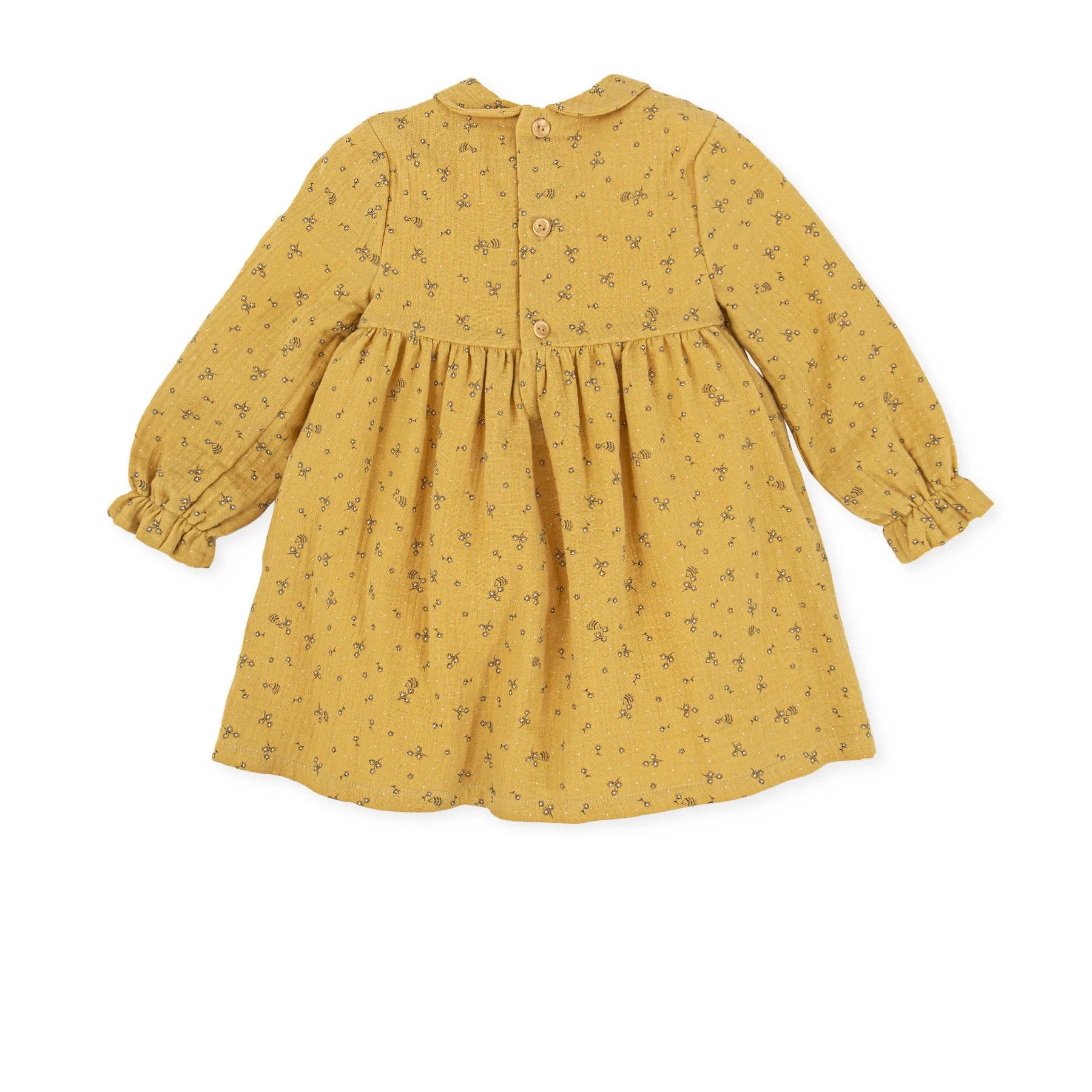 Trendy Mustard Pop Dress for Girls | Stylish & Comfortable Kids Fashion | Perfect for Parties, School & Casual Outfits