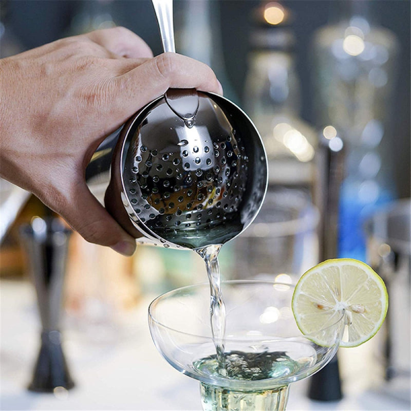 Premium Stainless Steel Cocktail Shaker Bar Set - 3-Piece Mixing Kit with Strainer & Jigger - Perfect for Home Bars, Parties & Professional Bartenders - Make Margaritas, Martinis & More