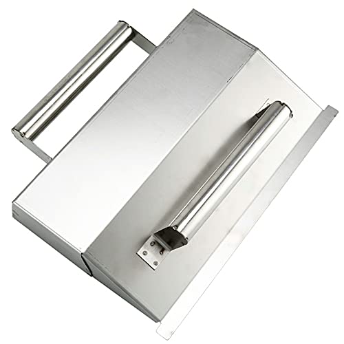 Premium Stainless Steel Plastering Trowel - Professional Concrete & Wall Finishing Tool for Smoothing, Scraping & Dust Control - Ideal for Bricklayers, DIY Home Renovation & Construction Projects