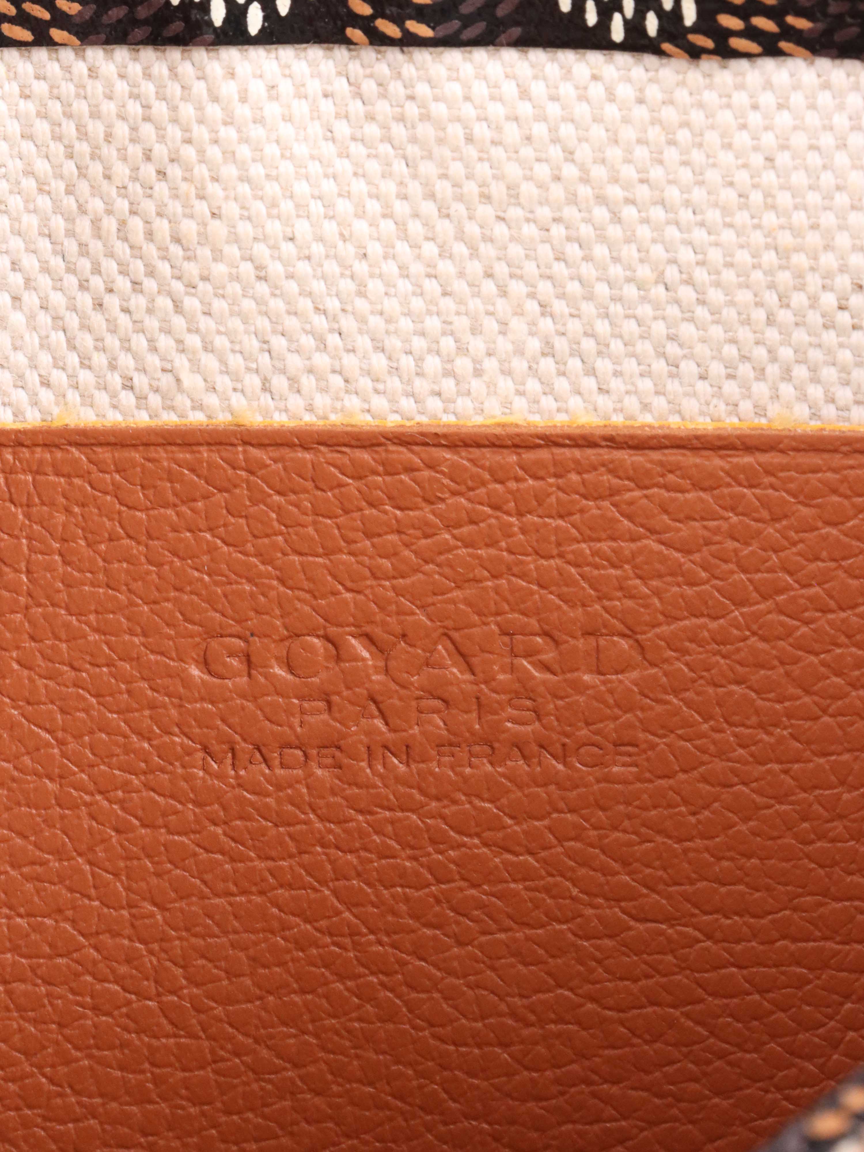 Goyard Black & Tan Plumet Pocket Wallet for Men | Luxury Leather Card Holder | Slim Bifold Wallet for Everyday Use & Travel