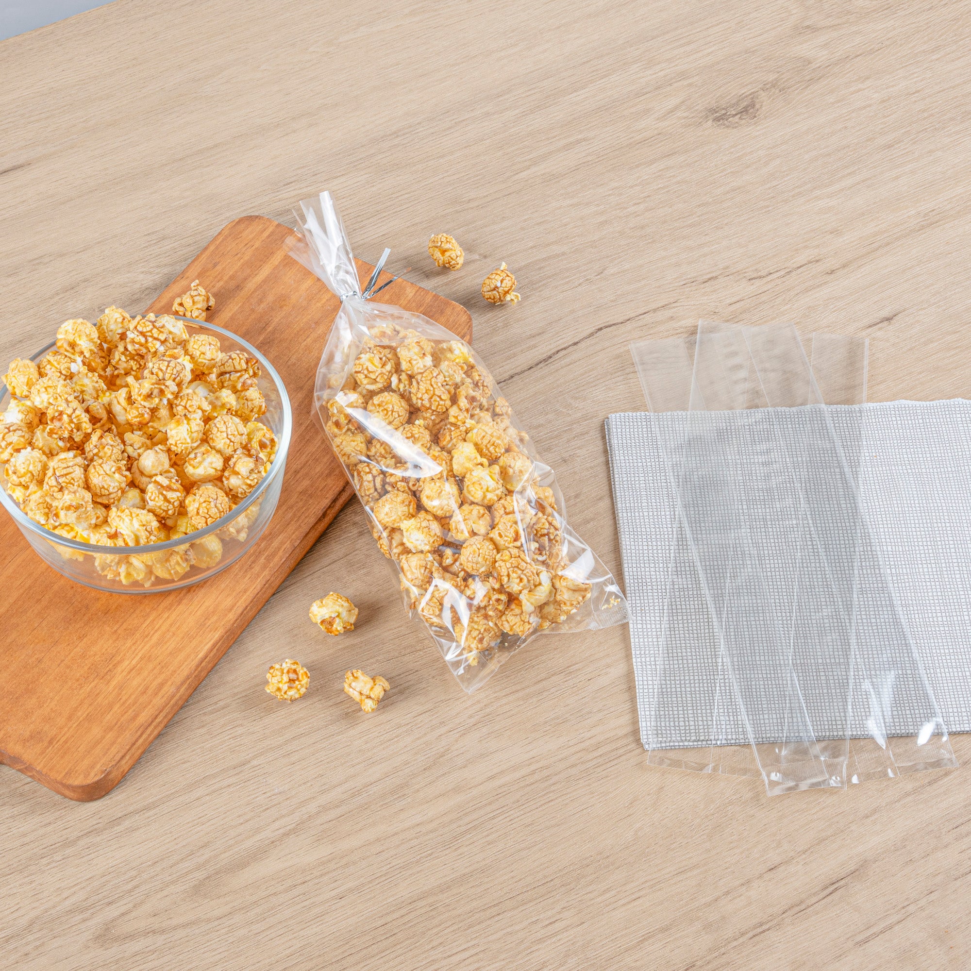 Clear Plastic Gusset Bags - High Clarity, Heat Sealable, 3.75