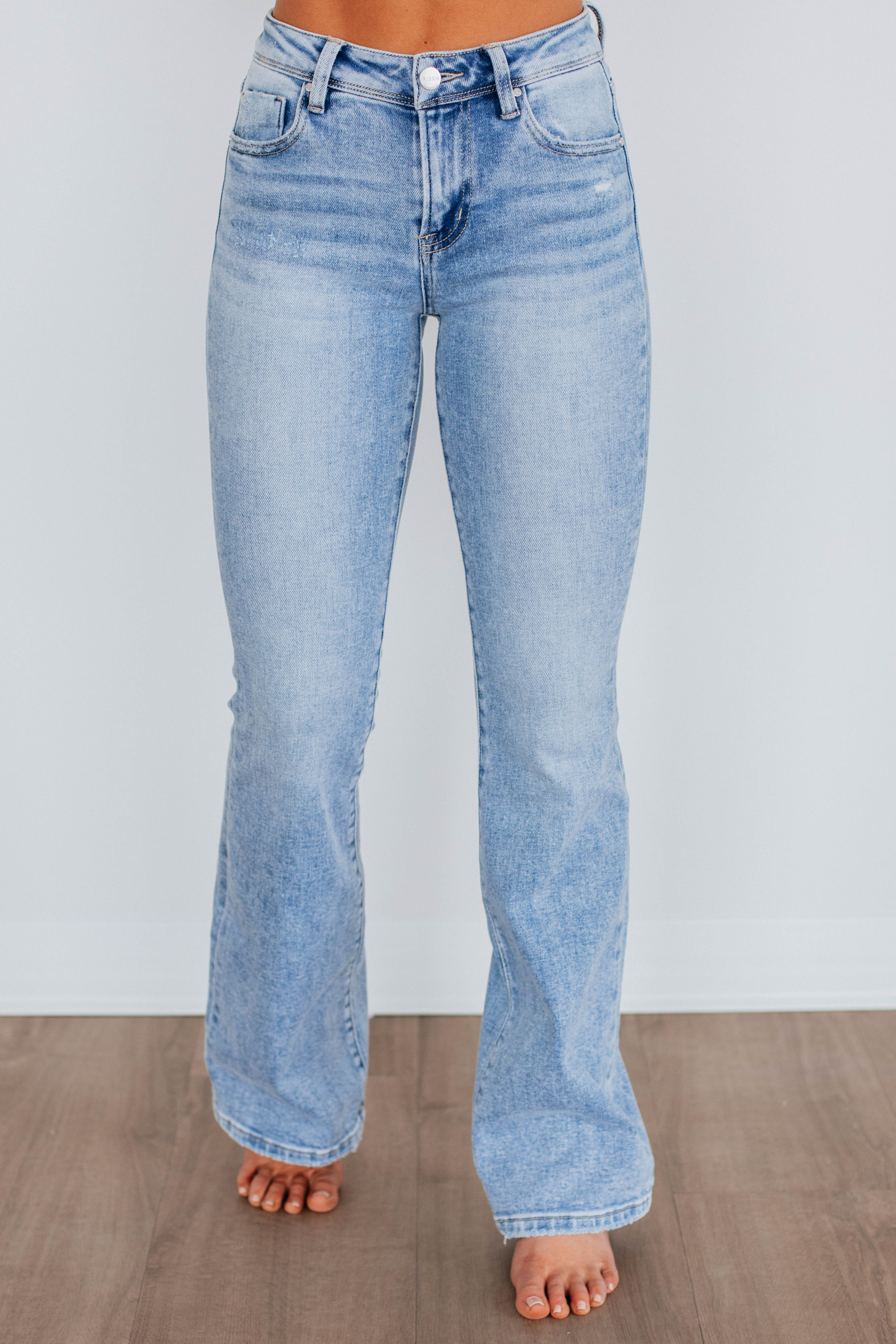 Asher Risen Jeans - Light Wash Distressed Denim for Men | Comfortable Slim Fit Stretch Jeans | Perfect for Casual Wear, Dating & Night Out