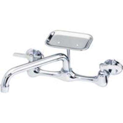 Trad Faucets 123-009NL Wall Mount Kitchen Faucet with Soap Dispenser - Perfect for Small Kitchens, RVs, and Outdoor Sinks