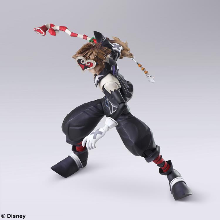 Bring Arts Kingdom Hearts II Sora Halloween Town Ver. Action Figure by Square Enix | Collectible Disney RPG Character Model for Display & Gaming Fans