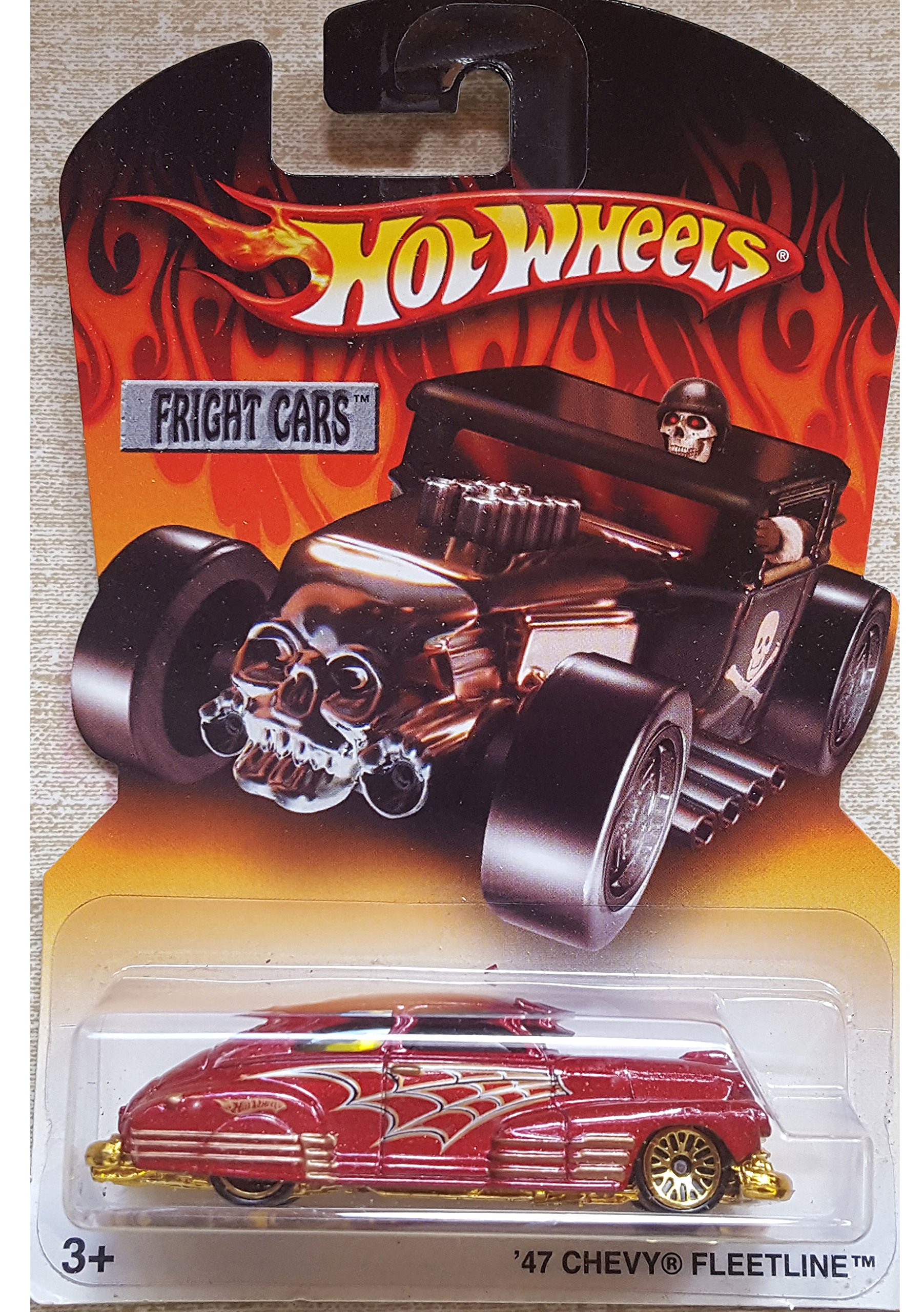 Hot Wheels Fright Cars 47 Chevy Fleetline 2006 Die-Cast Model Car - Collectible Toy Vehicle for Kids & Adults - Perfect for Halloween Decor, Car Shows & Display Collections