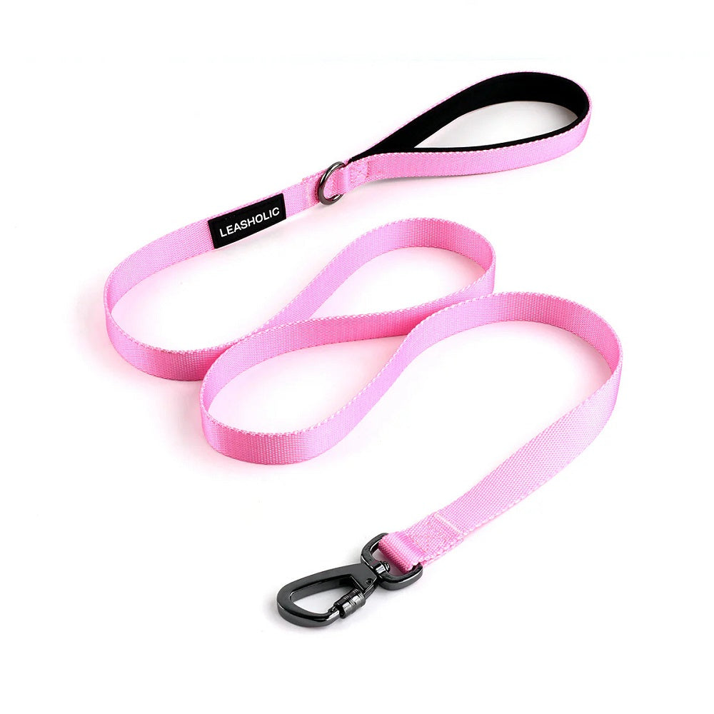 Premium Classic Comfort Dog Leash - Durable Nylon Pet Walking Lead with Padded Handle for Small Medium Large Dogs - Perfect for Daily Walks, Training & Outdoor Adventures