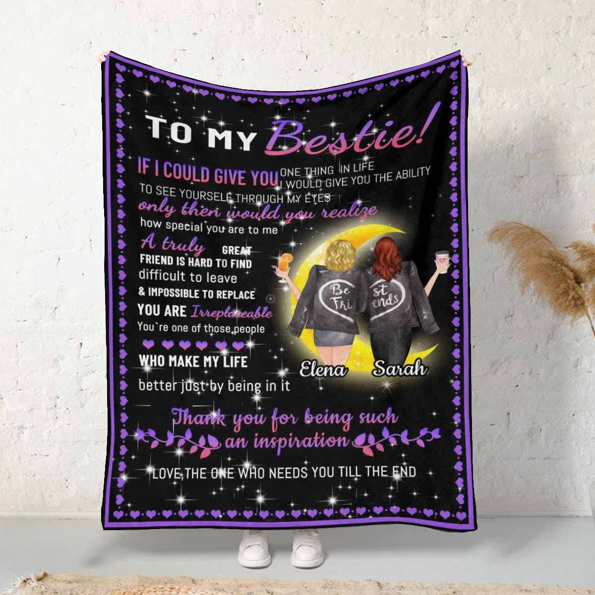Personalized Best Friend Blanket - 