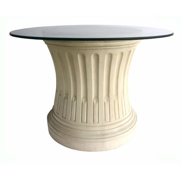 Louis XVI Fluted Side Table - Elegant French Classic Accent Table for Living Room, Bedroom & Entryway Decor
