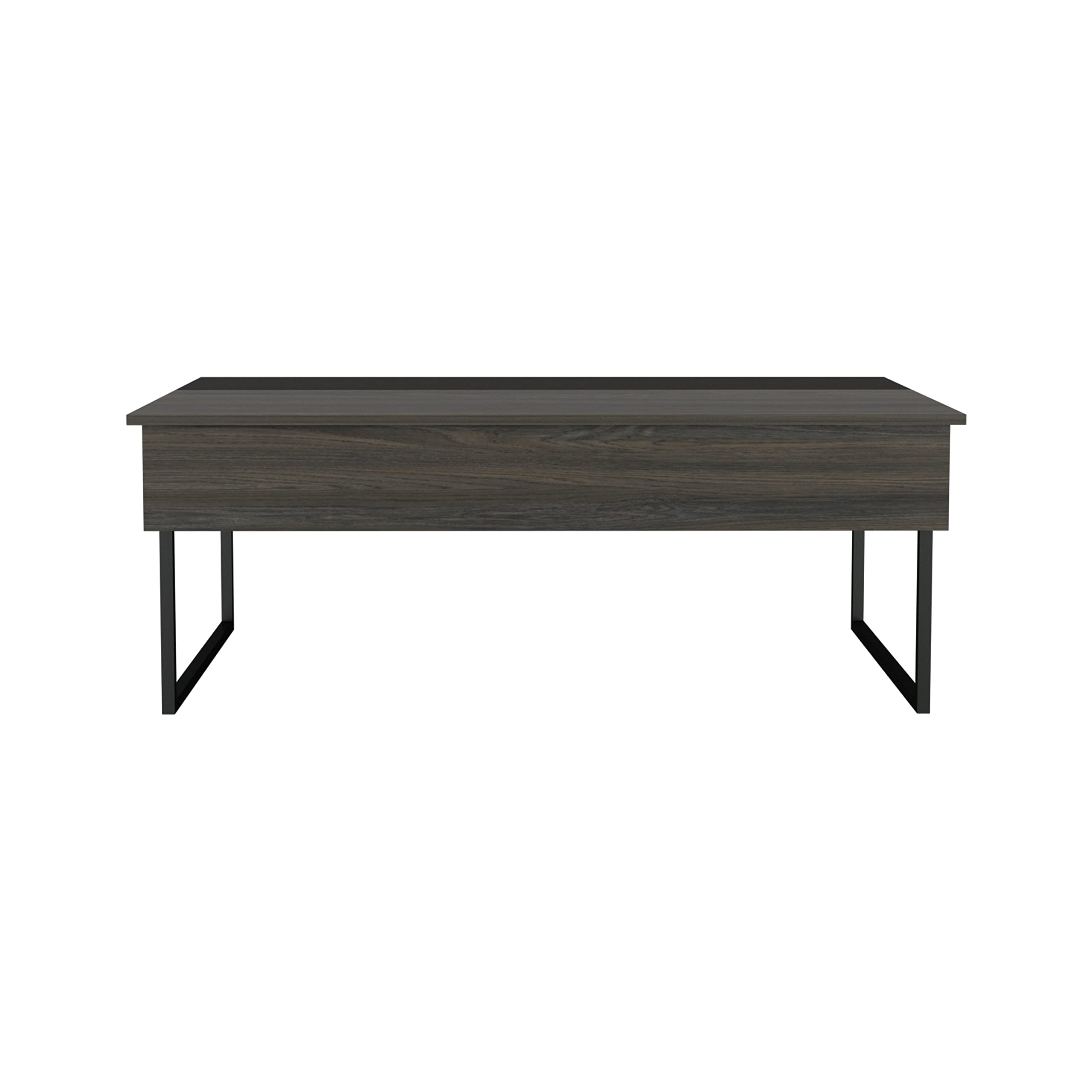Chester Lift Top Coffee Table with Storage - Modern Living Room Furniture for Small Spaces | Perfect for TV Snacks, Remote Control Storage & Home Organization
