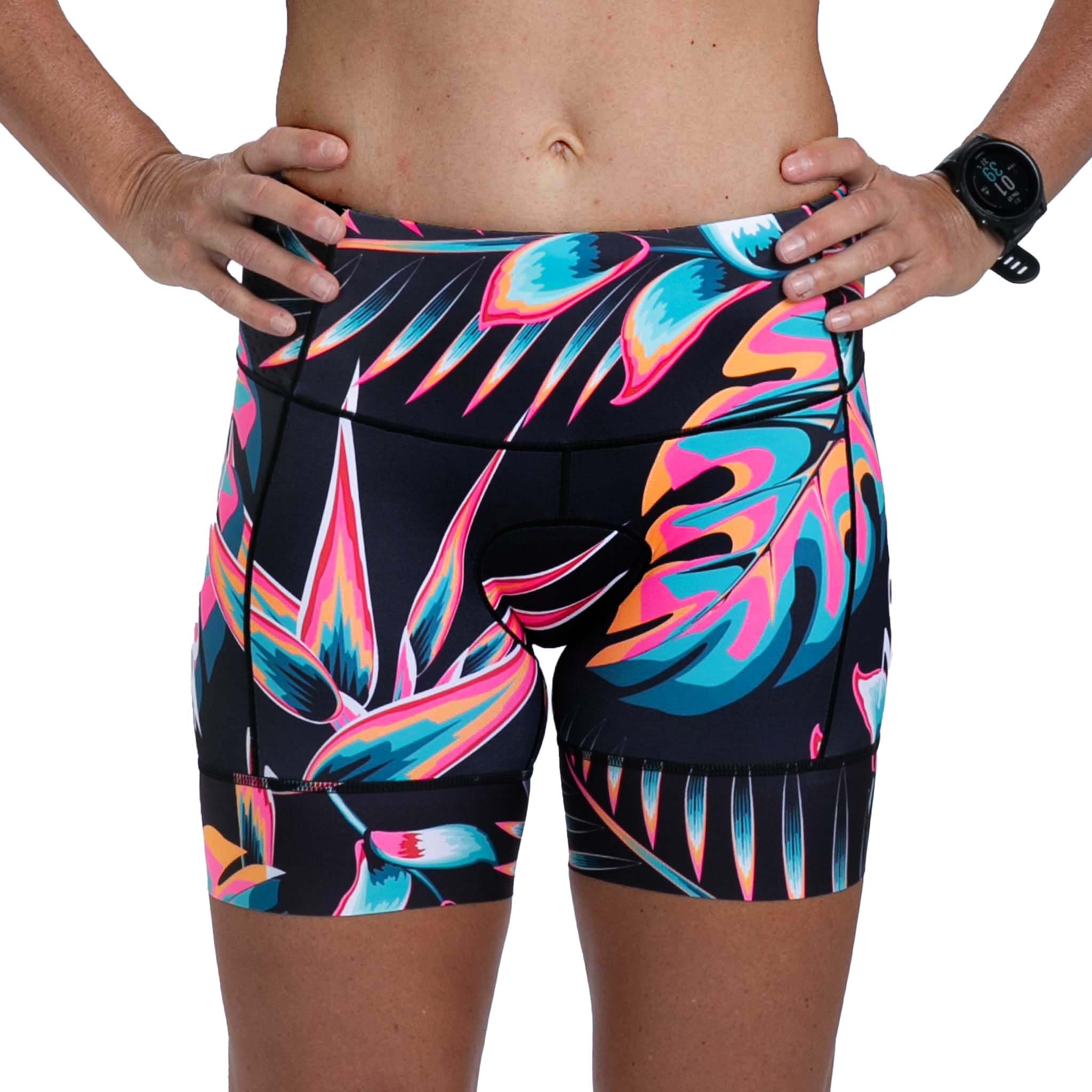 Zoot Women's LTD 6-Inch Triathlon Shorts - Quick-Dry Primo Fabric with Pockets for Swimming, Running & Biking | Perfect for Triathlons, Training & Outdoor Sports