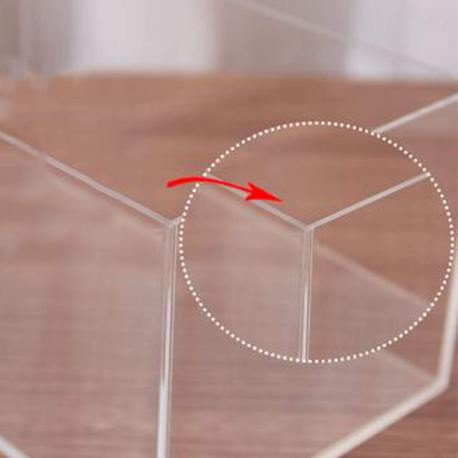 Clear Acrylic Display Case 40x30x30cm - Premium Collectible Showcase Box with Integrated Design & Secure Sealing - Perfect for Jewelry, Action Figures & Memorabilia Display in Retail Stores or Home Collections