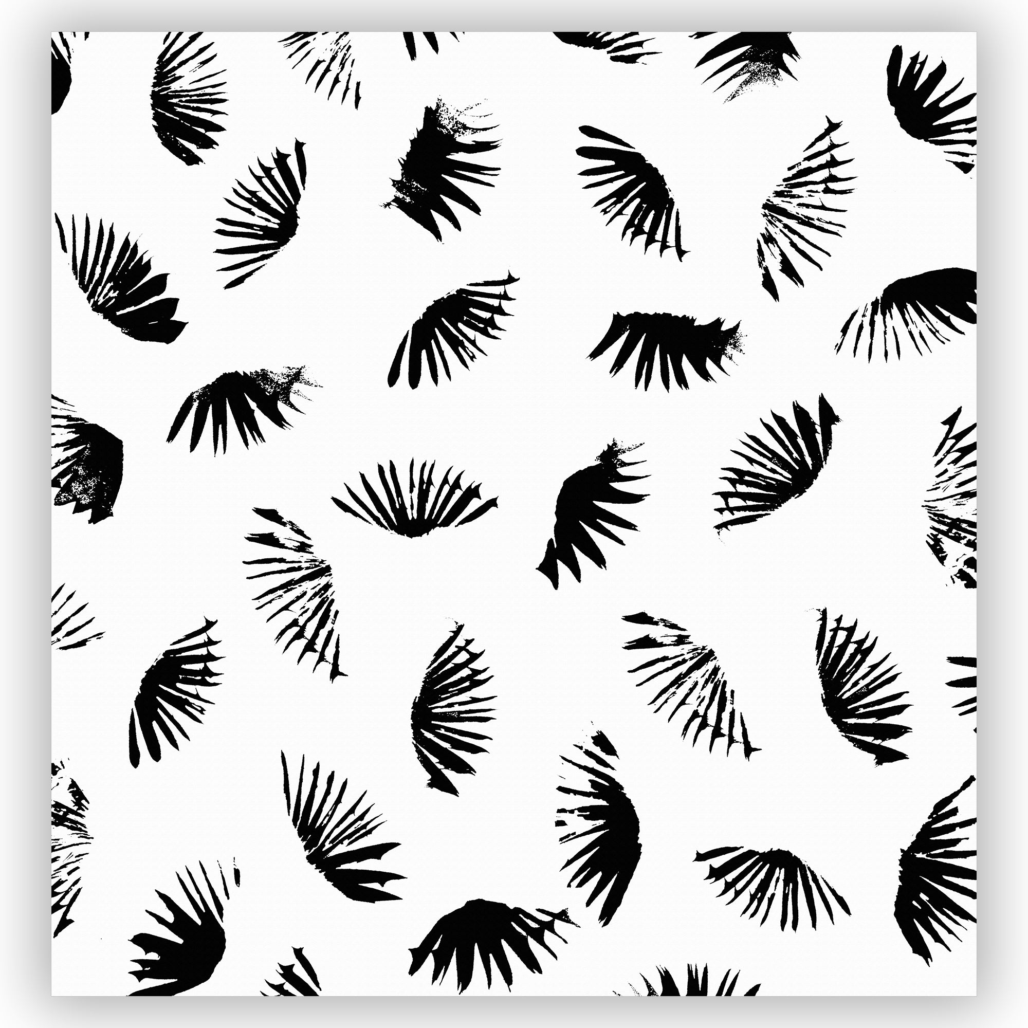 Stylish Winking Eyelash Brush Design Contemporary Art Bathroom Shower Curtain - Waterproof & Durable Decor for Modern Bathrooms & Guest Baths