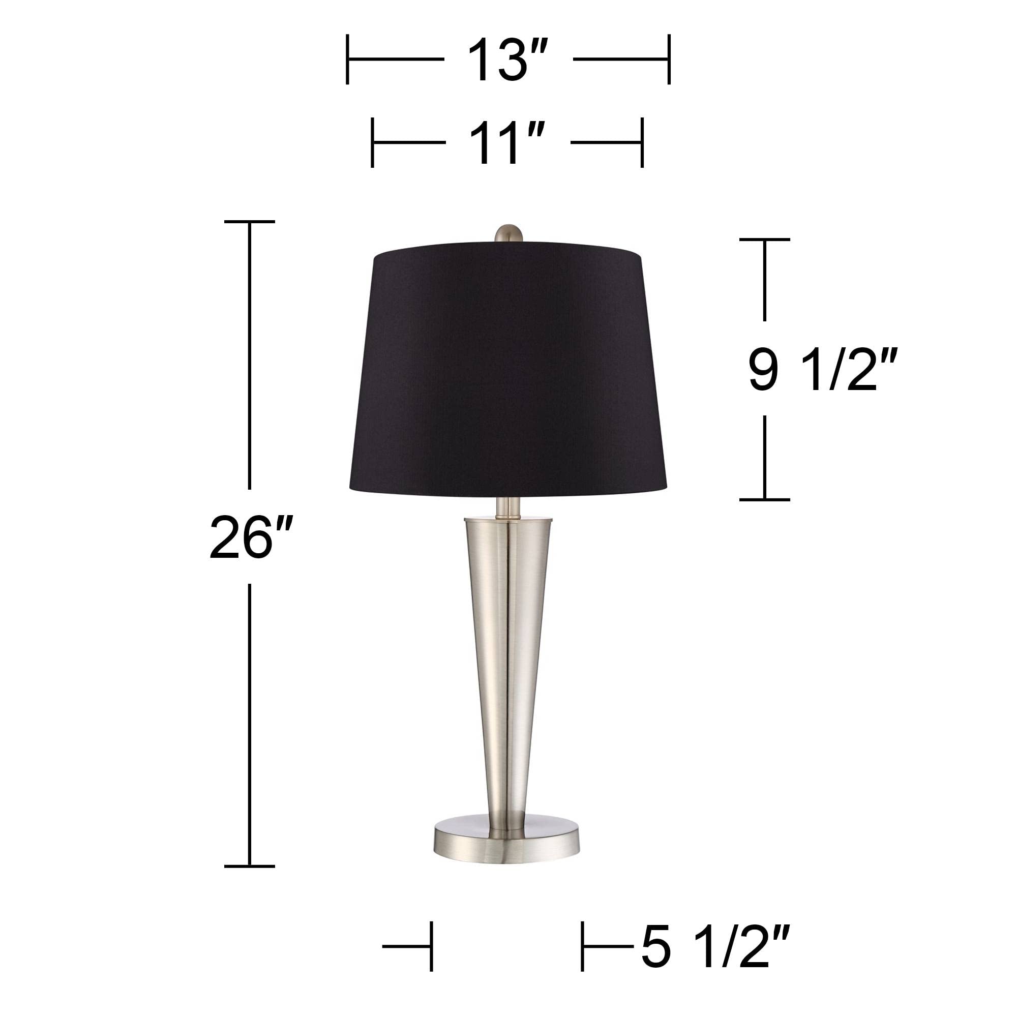 360 Lighting Geoff Industrial Modern Table Lamps Set of 2 - 26