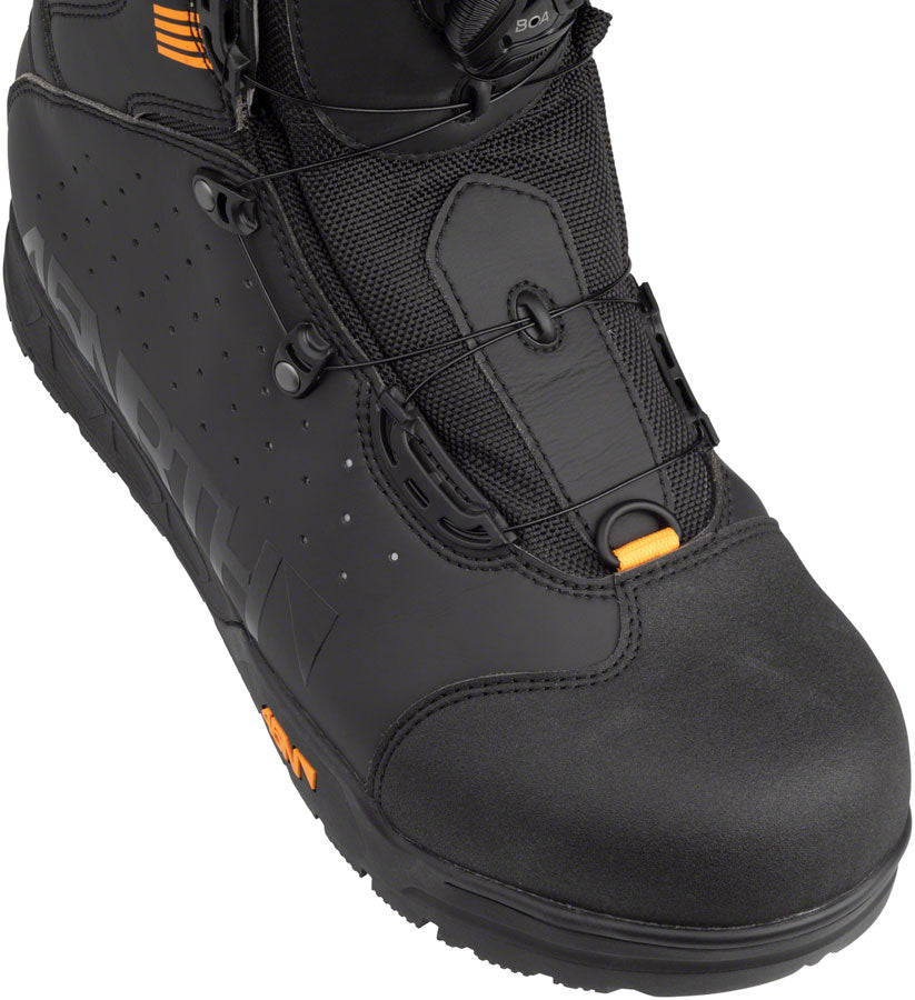 45NRTH Wolvhammer BOA Cycling Boot - Winter Bike Shoes for Men & Women, Waterproof & Insulated, Black, Size 40 - Perfect for Cold Weather Commuting & Mountain Biking