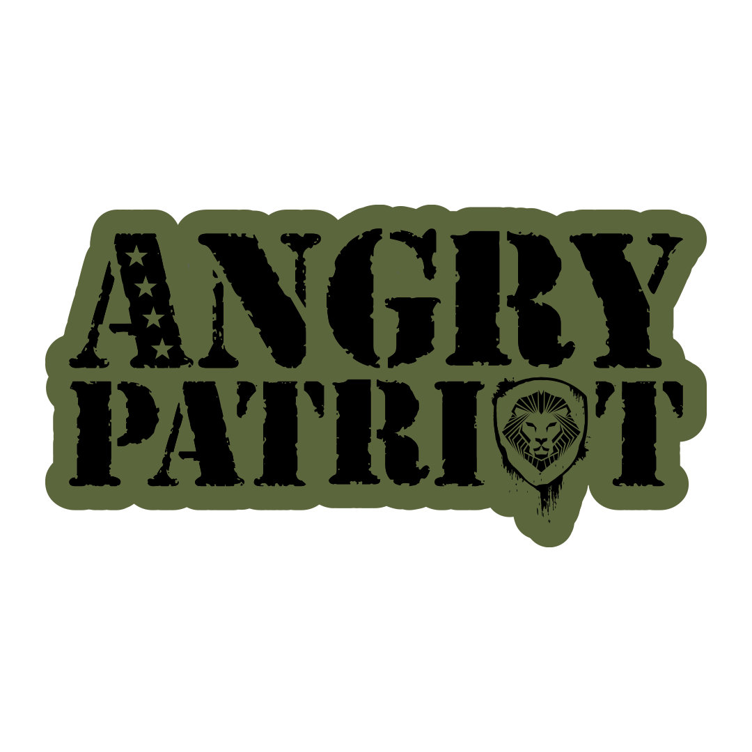 Angry Patriot by Valuetainment Sticker (2x6) - Patriotic Decal for Cars, Laptops & Windows - Show Your American Pride