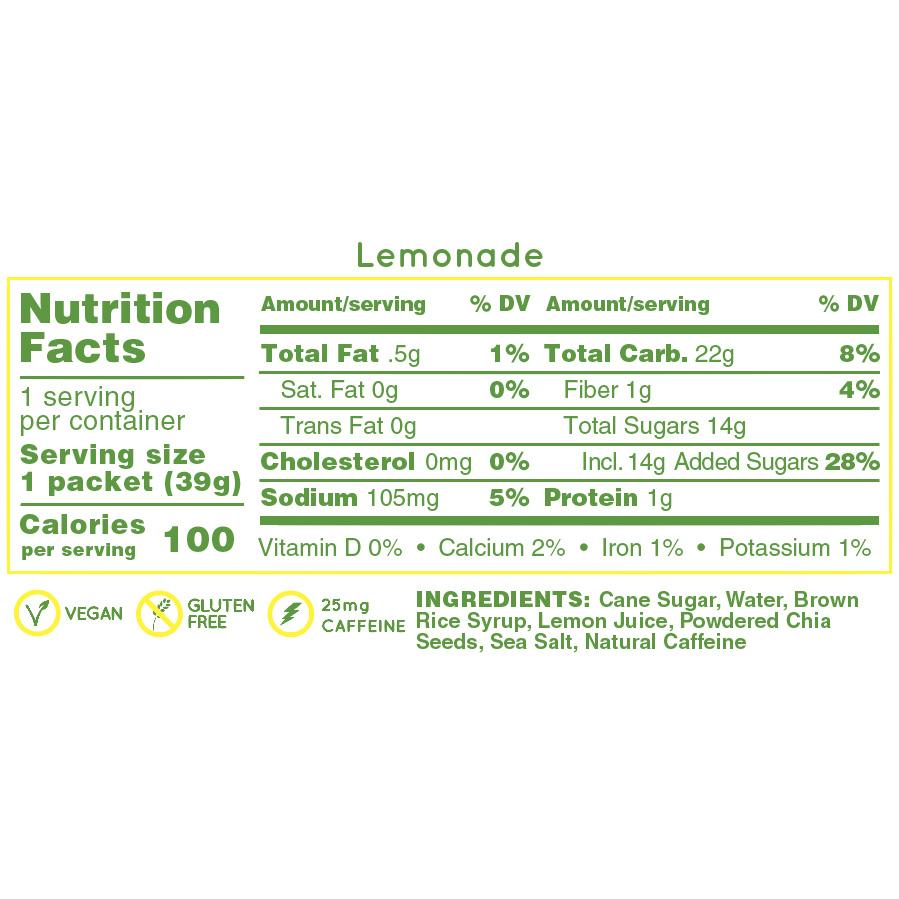 HUMAGEL LEMONADE - Refreshing Lemon Flavor Electrolyte Gel for Energy & Hydration - Perfect for Workouts, Hiking & Outdoor Activities