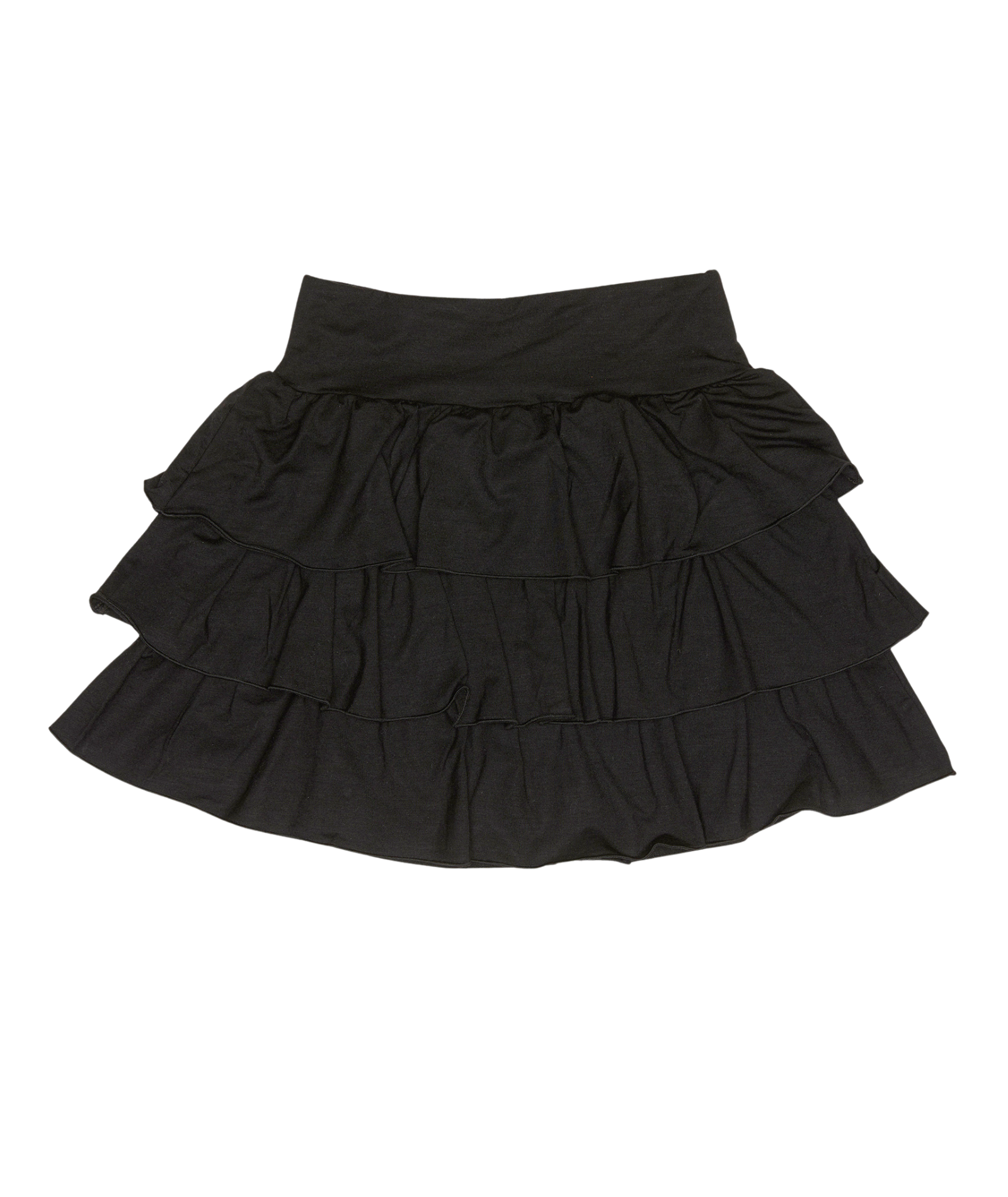 FBZ Girls' Camouflage Jersey 3-Layer Ruffle Skirt - Stylish & Comfortable for School, Playdates & Outdoor Adventures