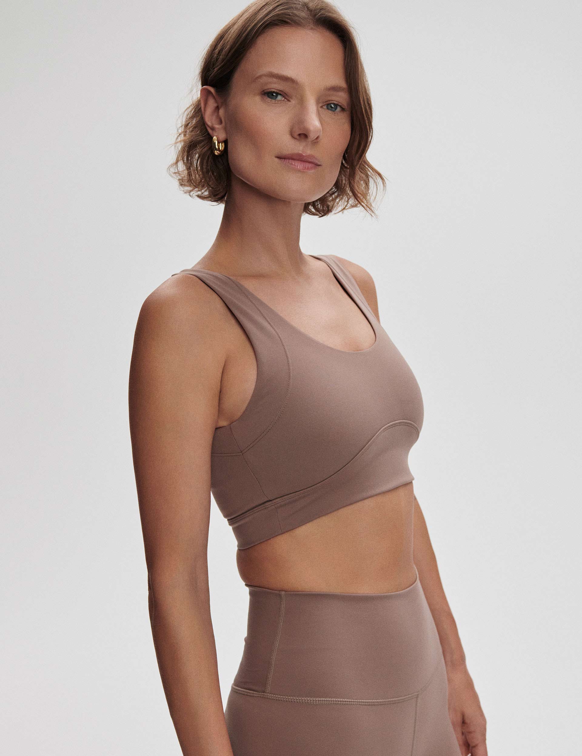 FreeSoft Essi Bra - Deep Taupe | Comfortable Wireless Bralette for Everyday Wear | Perfect for Yoga, Lounge & Sleep