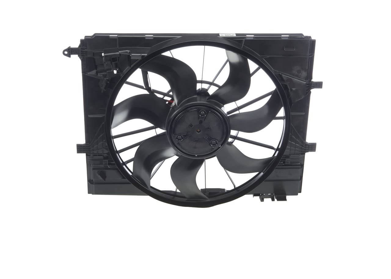 BOSCH 0130707516 OE Replacement Engine Cooling Fan Assembly for Mercedes-Benz E300 E400 E43 AMG GLC300 GLC43 AMG - High Performance Cooling Solution for Hot Weather & Heavy Traffic Driving