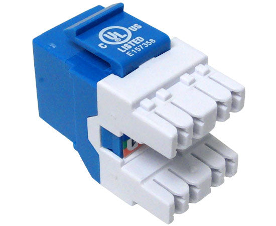 CAT6 MIG+ RJ45 Keystone Jack - Unshielded High-Density Ethernet Connector for Home & Office Network Installations - Ideal for Patch Panels, Wall Plates, and Data Centers