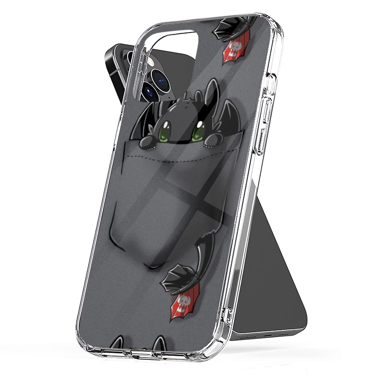 Shockproof Clear Phone Case for iPhone 13 Mini/Pro/Max, 12, 11/XS/XR, 8/7/6/6s Plus & Samsung Galaxy S9/S10/S20 Ultra/Note - Slim Protective Cover with Military-Grade Drop Protection - Ideal for Everyday Use, Travel, Outdoor Adventures, Work & Commuting