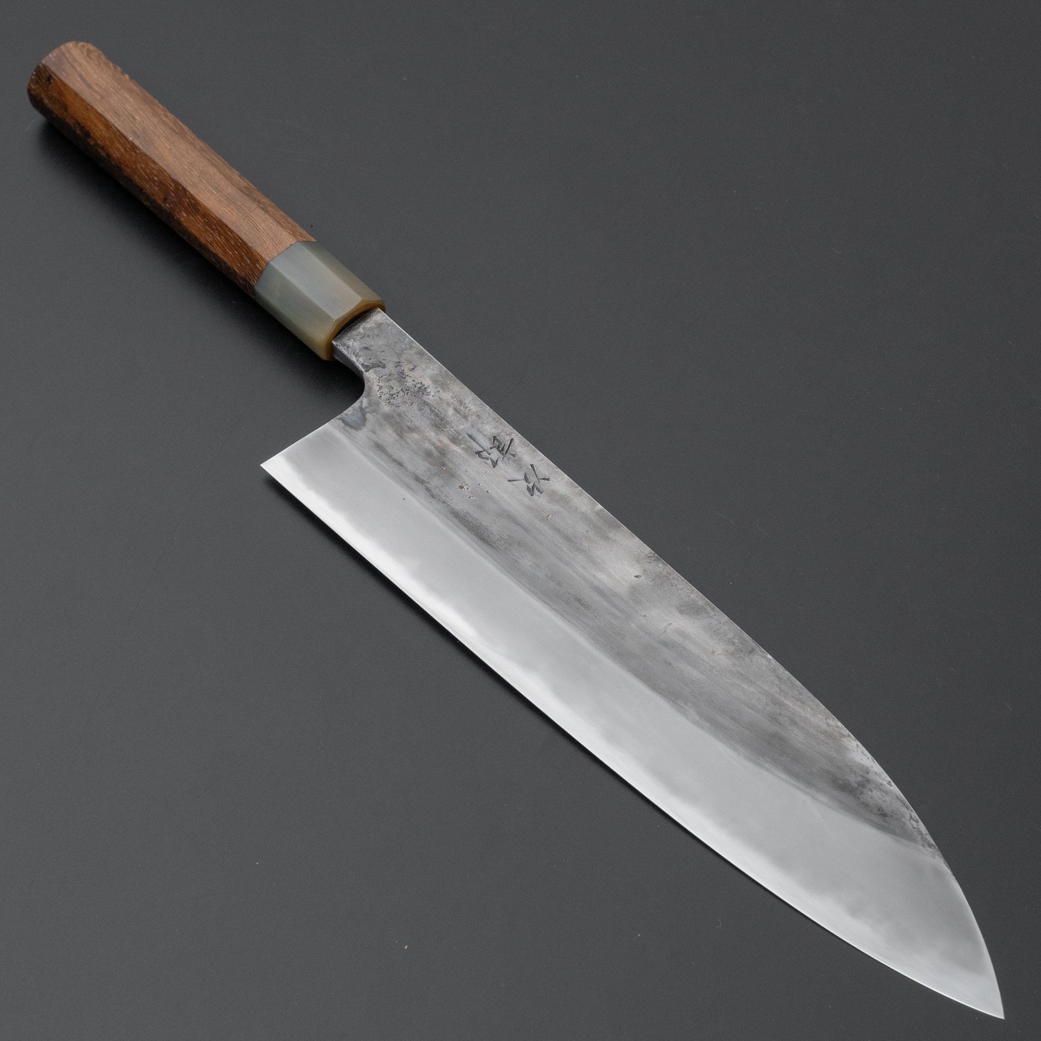 Premium Jiro Tsuchime Wa Gyuto 240mm Japanese Chef Knife with Taihei Tagayasan Handle - Perfect for Sushi, Sashimi & Precision Cutting (#509)
