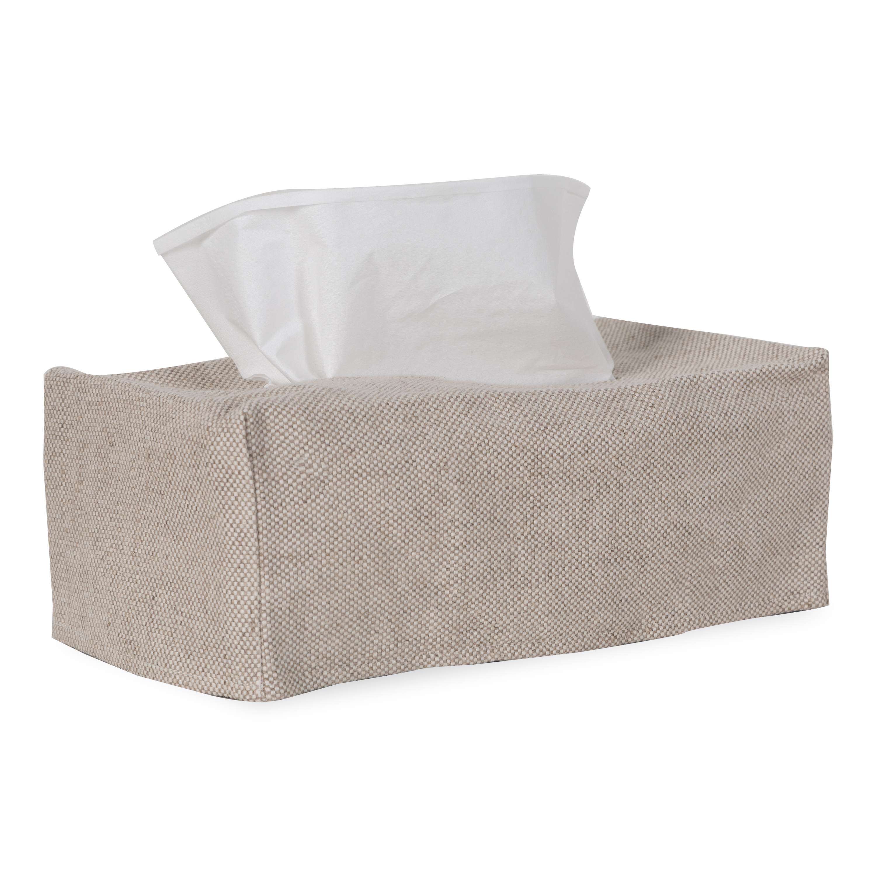 Linen Tissue Box Cover - Elegant & Breathable Fabric for Home Decor | Perfect for Living Room, Bedroom, and Bathroom Organization