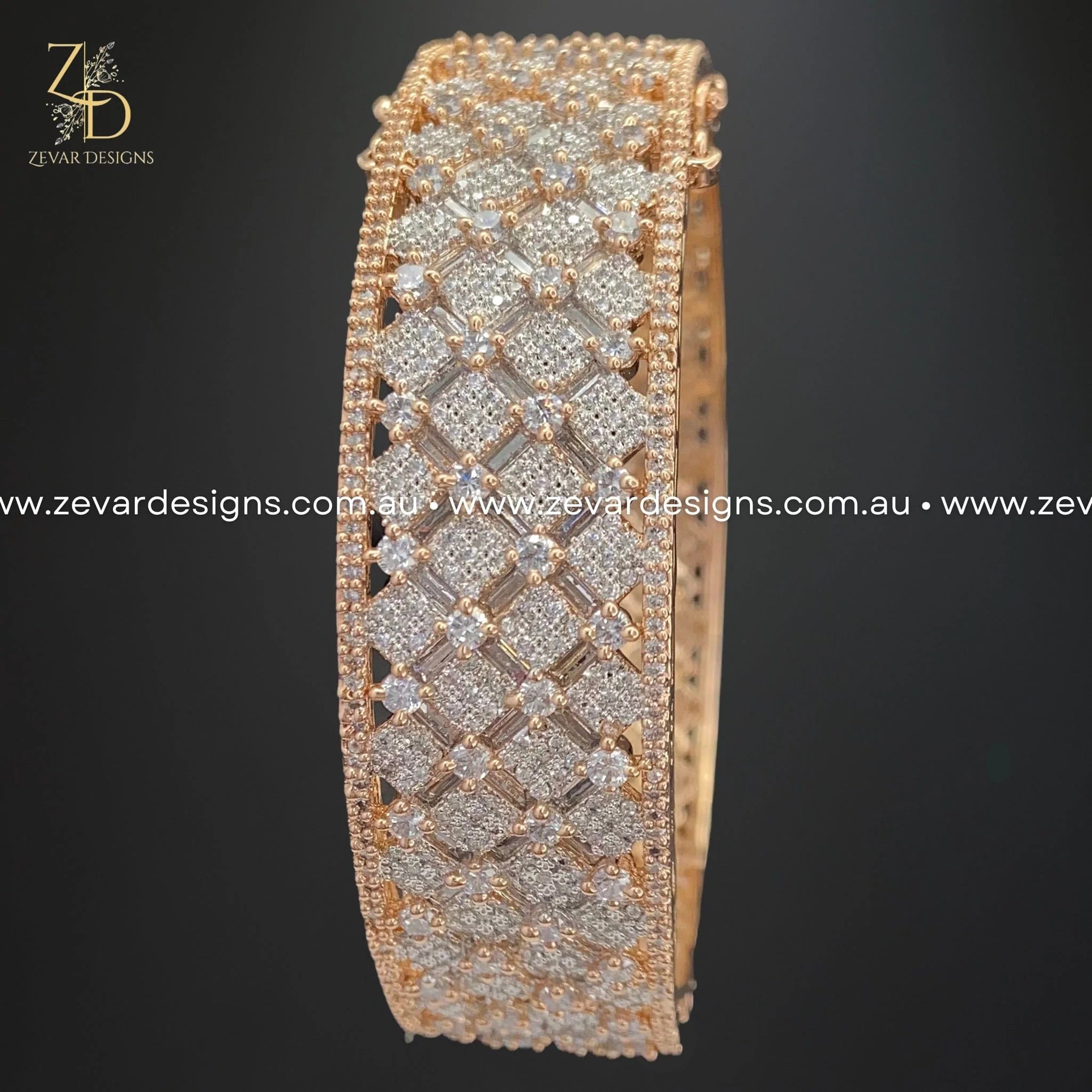 Rose Gold Zircon Bracelet for Women - Elegant & Dainty Jewelry Gift for Birthday, Anniversary, Valentine's Day | Perfect for Everyday Wear, Parties & Special Occasions