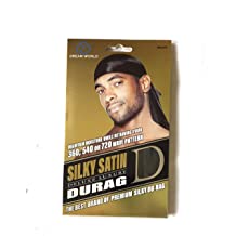 Dream World Silky Satin Durag for Men & Women - Smooth Hair Protection & Style Accessory - Perfect for Sleep, Sports, and Fashion