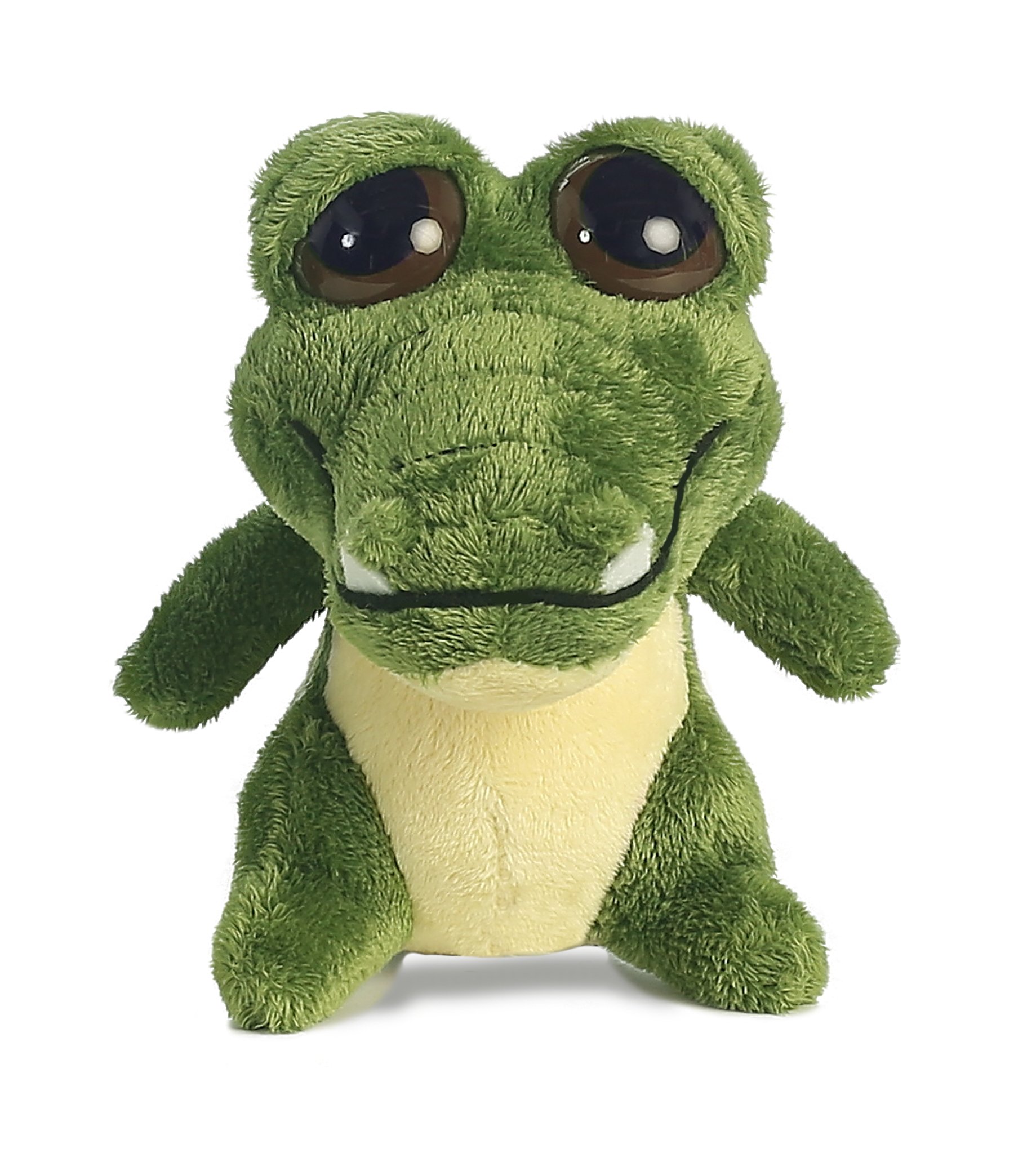 Dreamy Eyes Plush Green Gator with Bubble Sound - 5