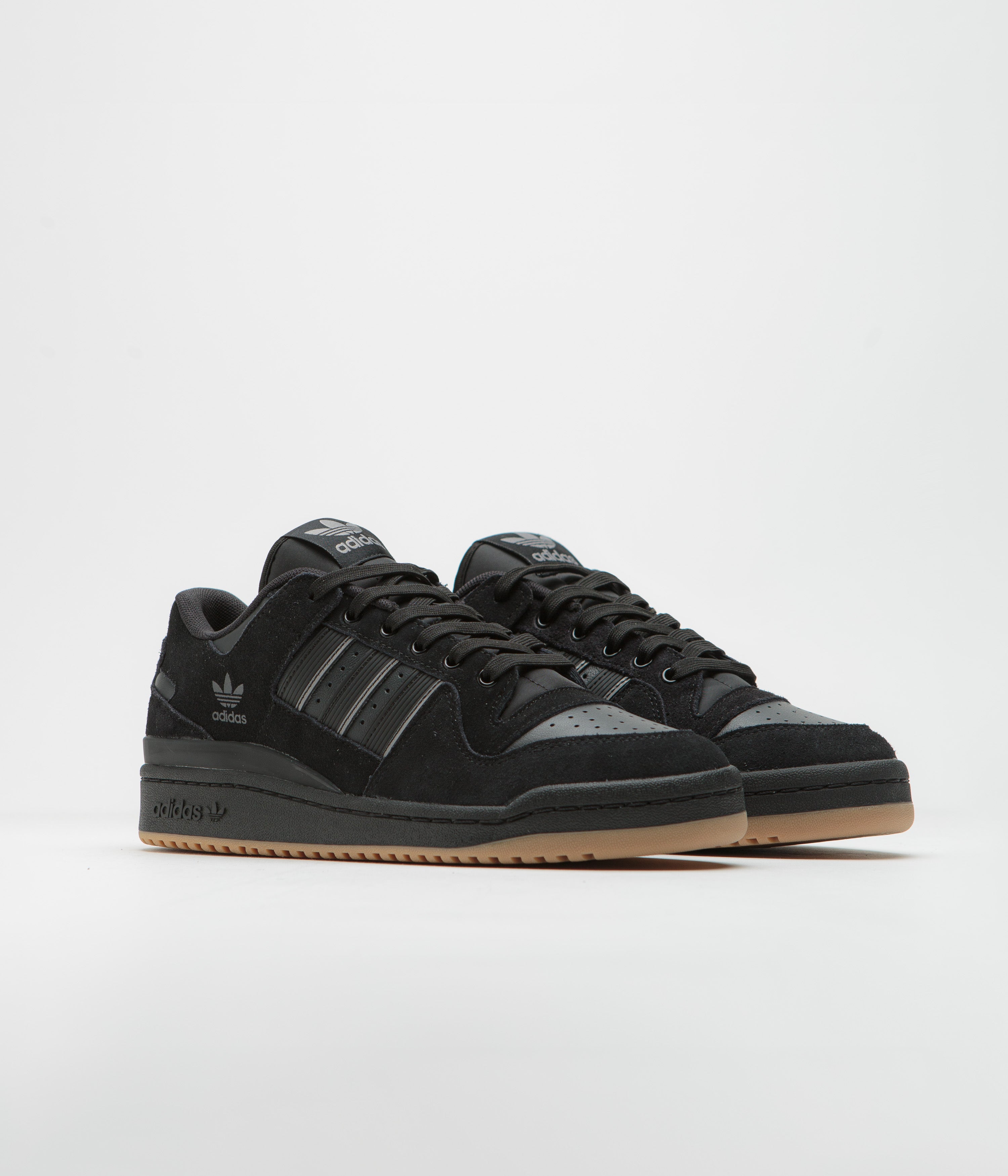 Adidas Forum 84 Low ADV Sneakers - Core Black/Carbon/Grey Three - Men's Basketball Shoes for Casual Wear & Street Style